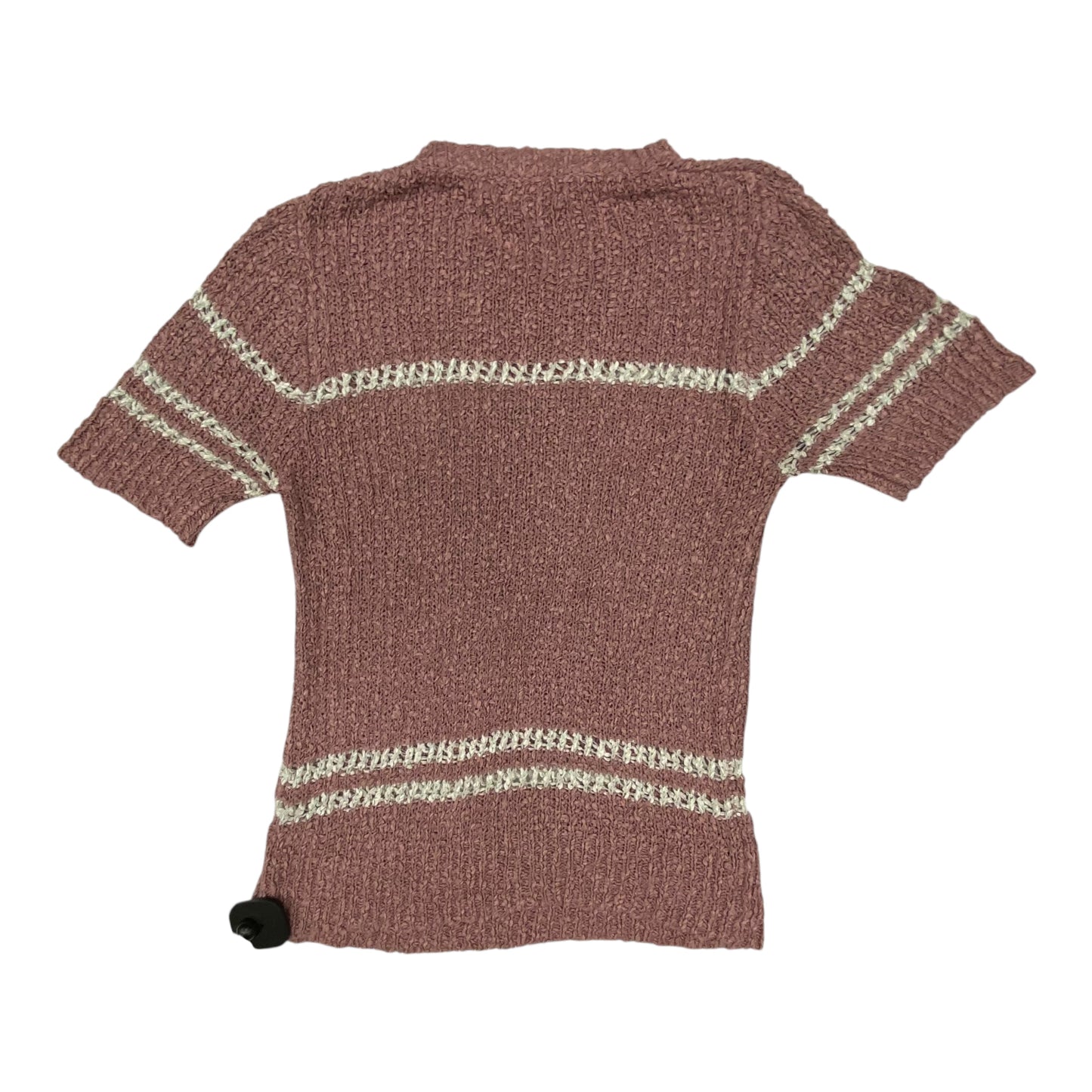 Sweater Ss By Anthropologie In Pink & White, Size:M