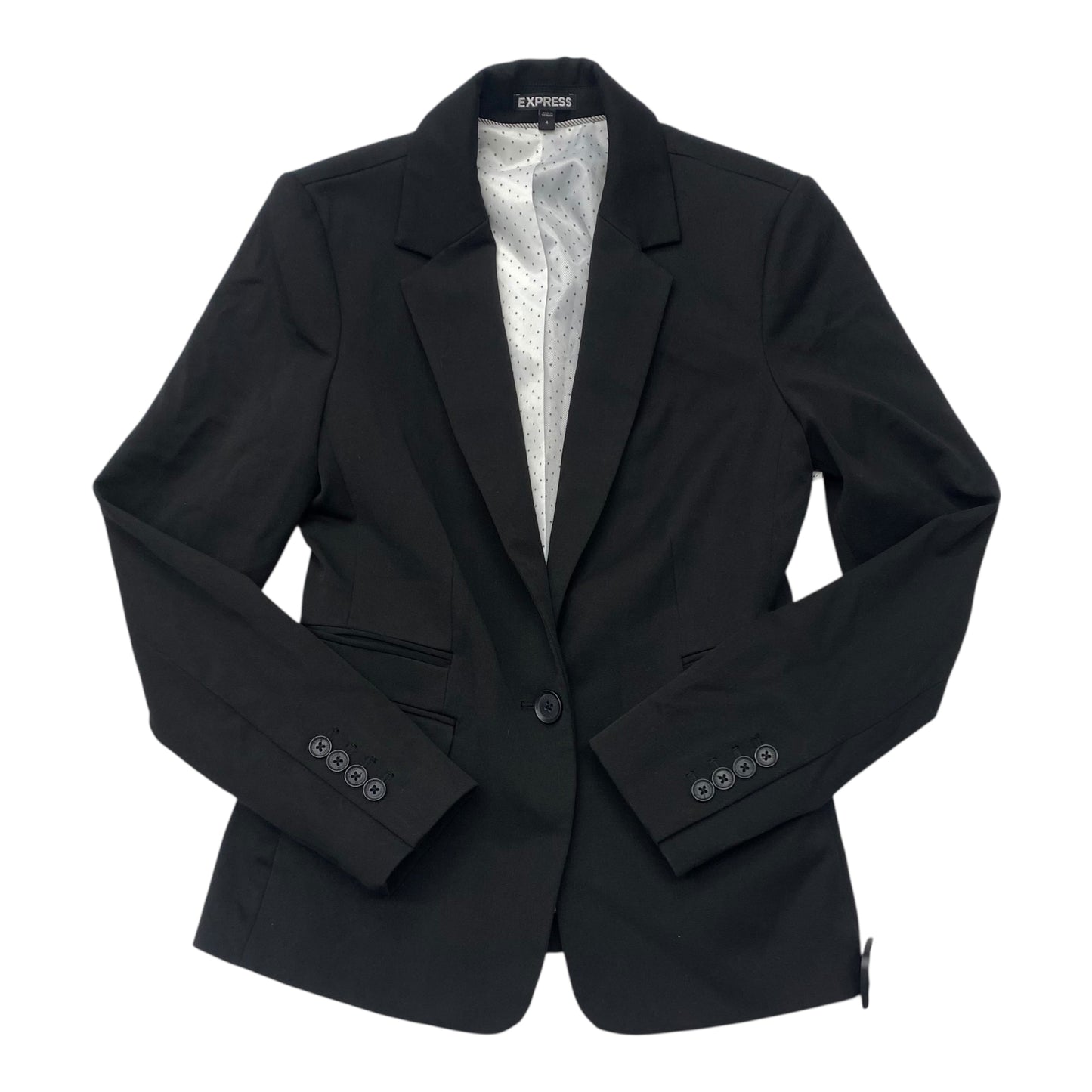 Blazer By Express In Black, Size:4