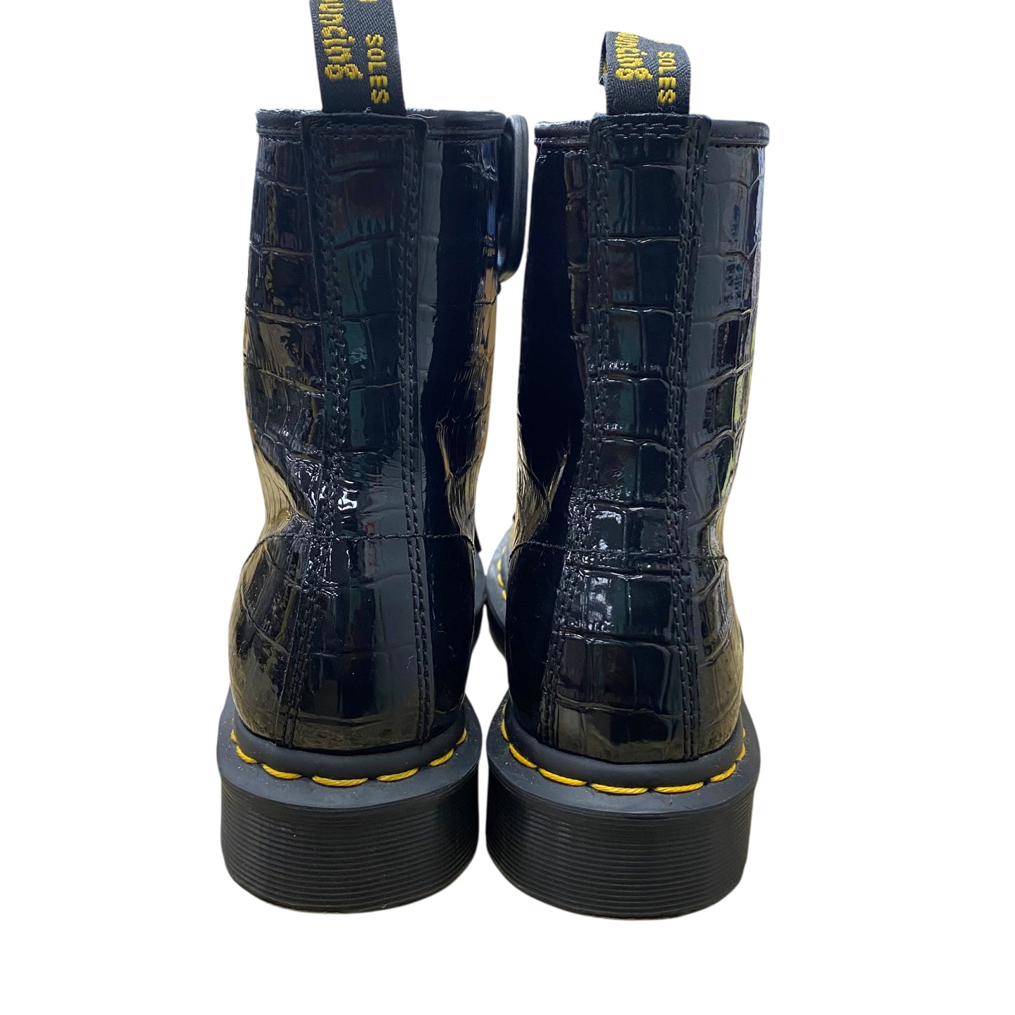 Boots Ankle Flats By Dr Martens In Black, Size:7