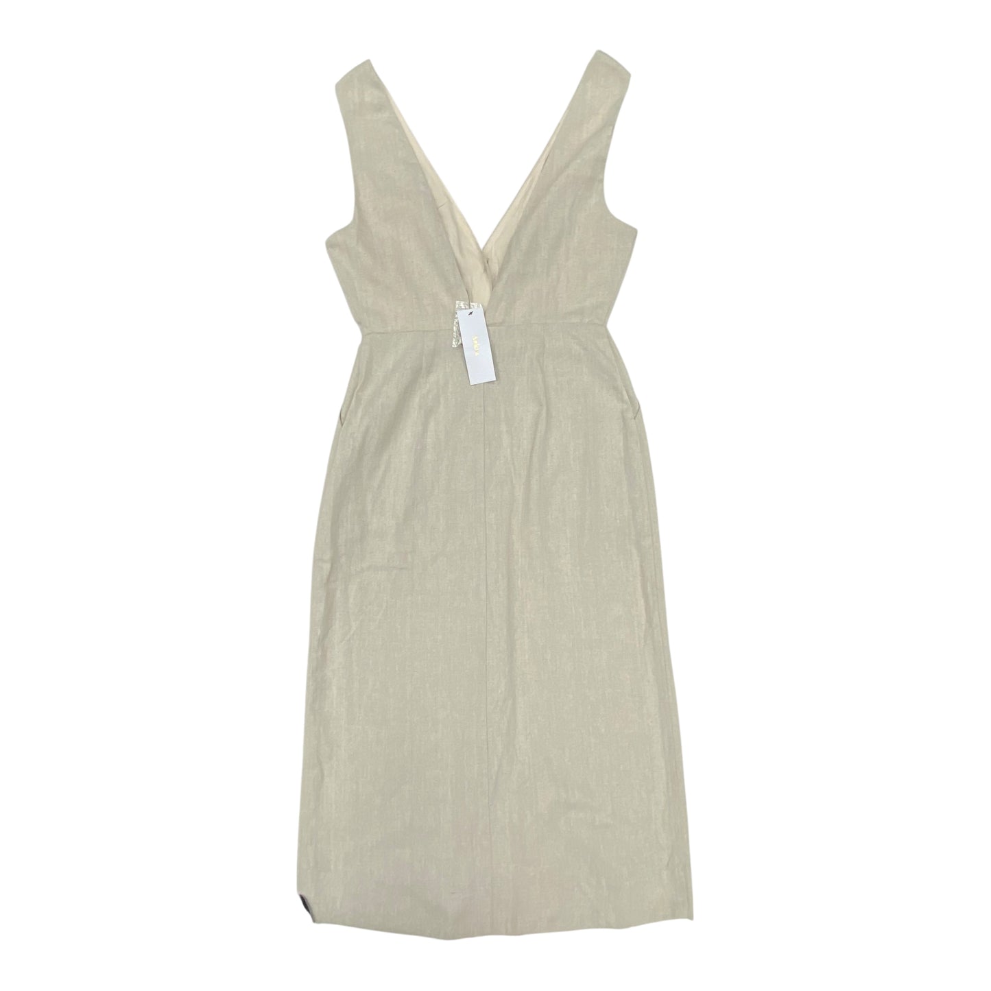Dress Casual Midi By Aakaa In Beige, Size:M
