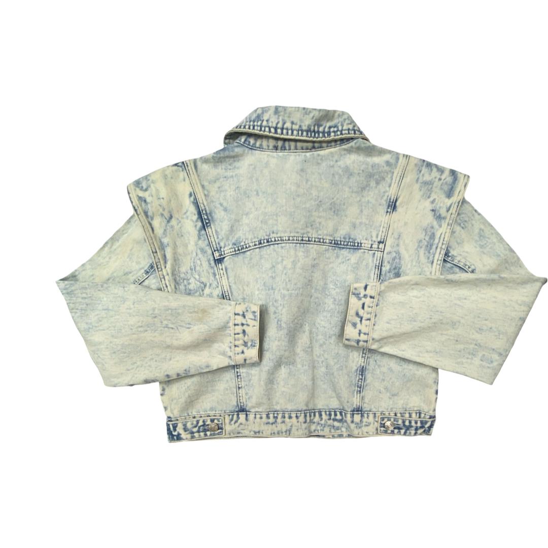 Jacket Denim By Akira In Blue, Size:M