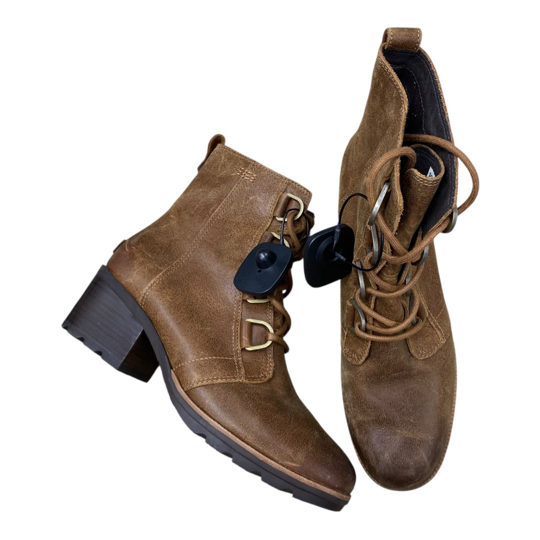 Boots Designer By Sorel In Brown, Size:10