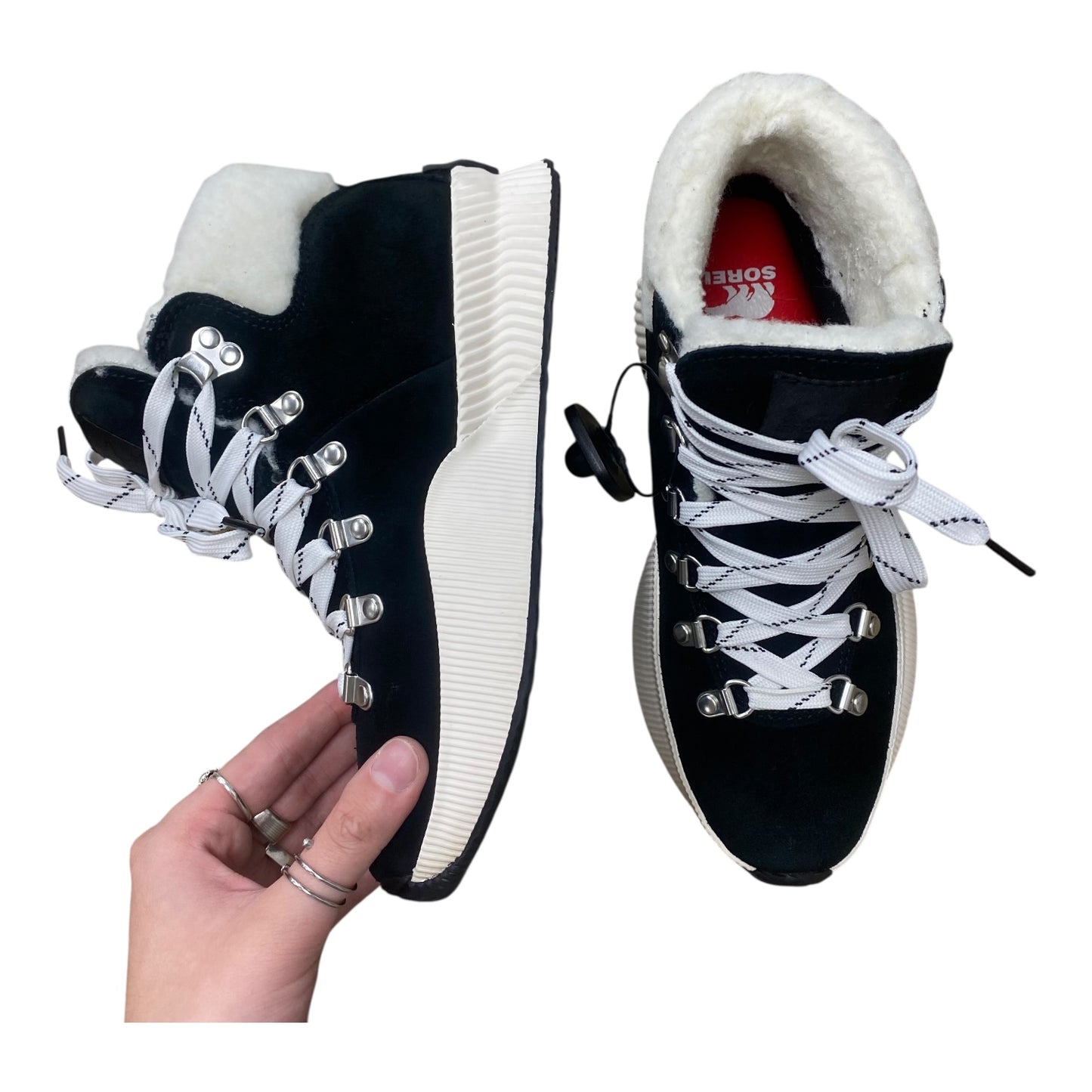 Shoes Designer By Sorel In Black, Size:7.5