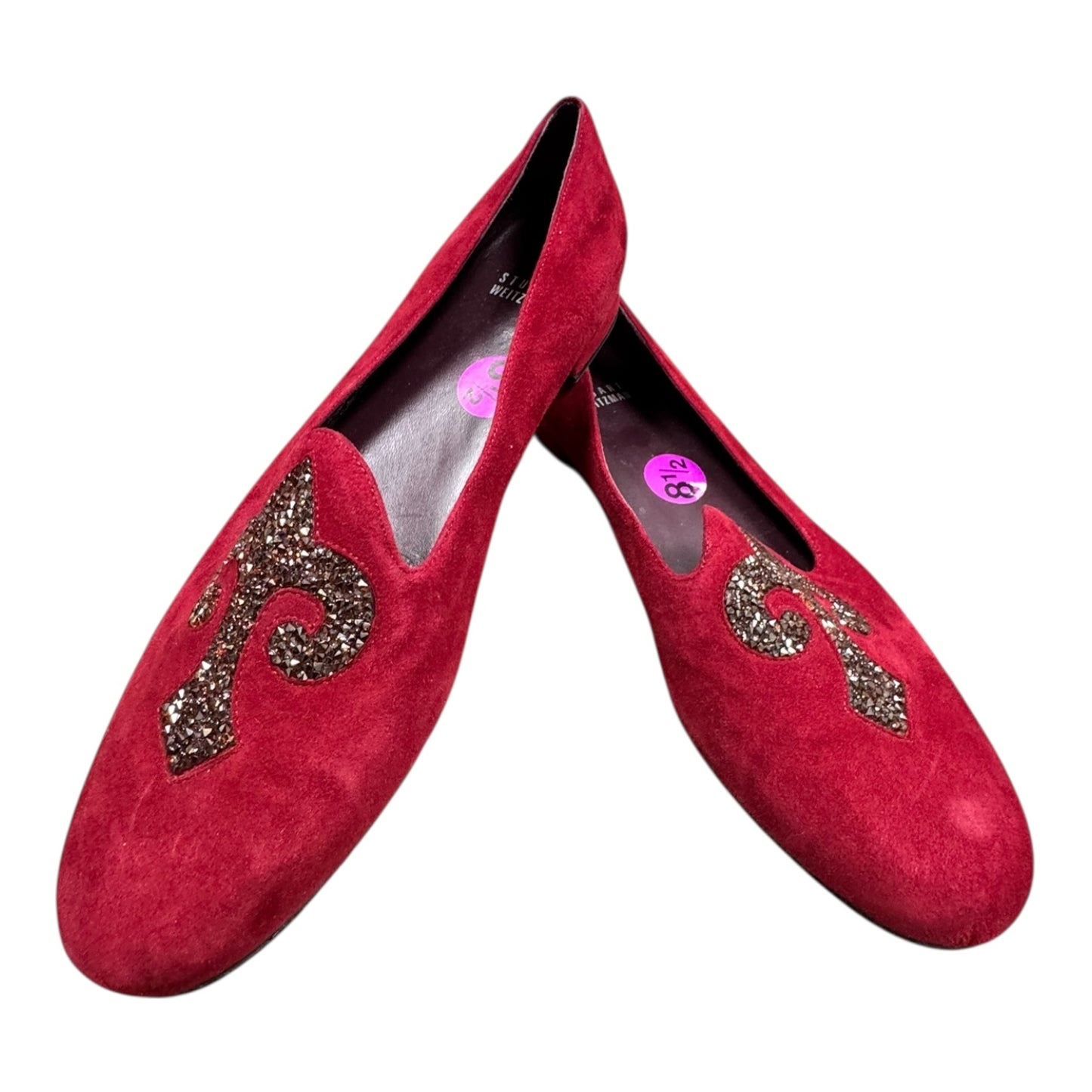Shoes Designer By Stuart Weitzman In Red, Size:8.5