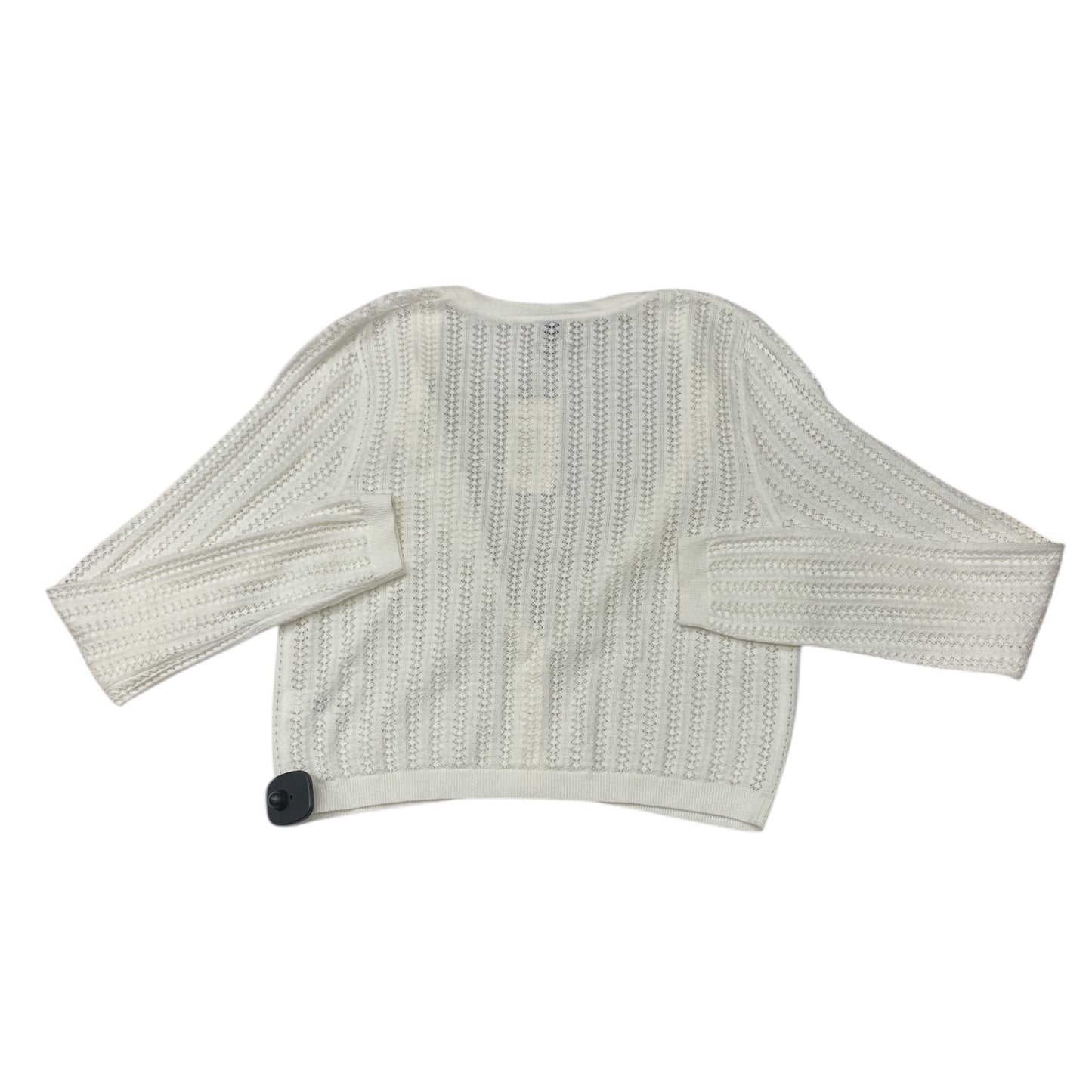 Sweater Cardigan By A New Day In White, Size:M