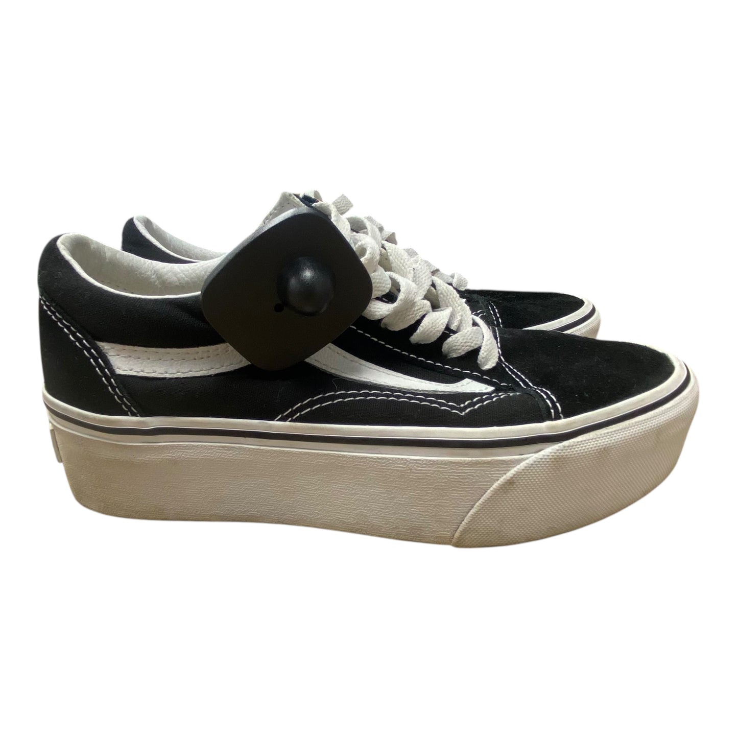 Shoes Sneakers By Vans In Black & White, Size:6