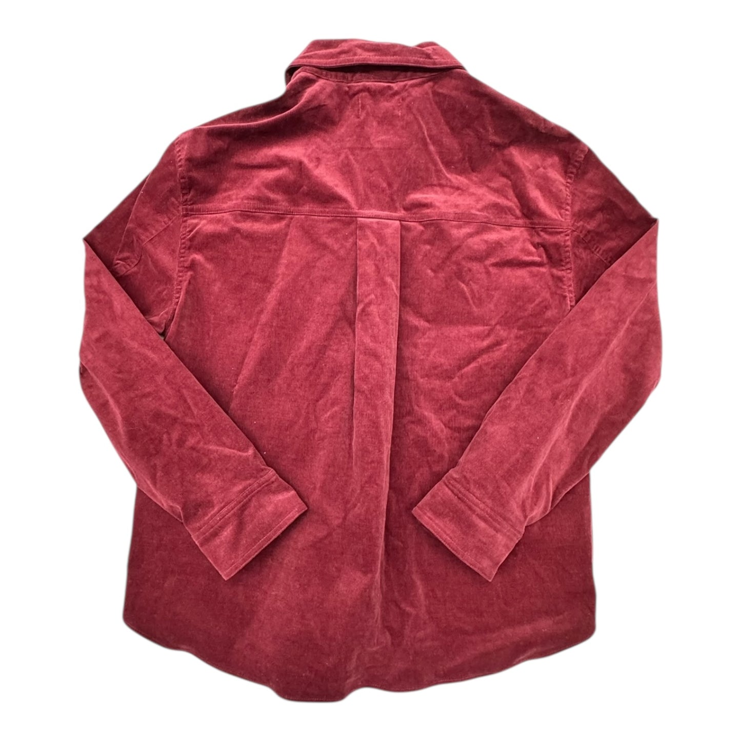 Jacket Shirt By Evereve In Maroon, Size:L