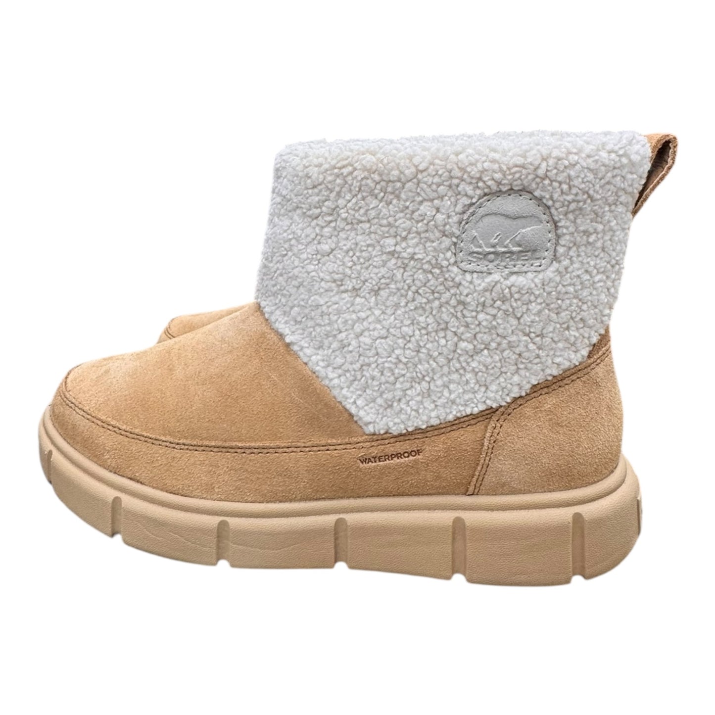 Boots Ankle Flats By Sorel In Tan, Size:10