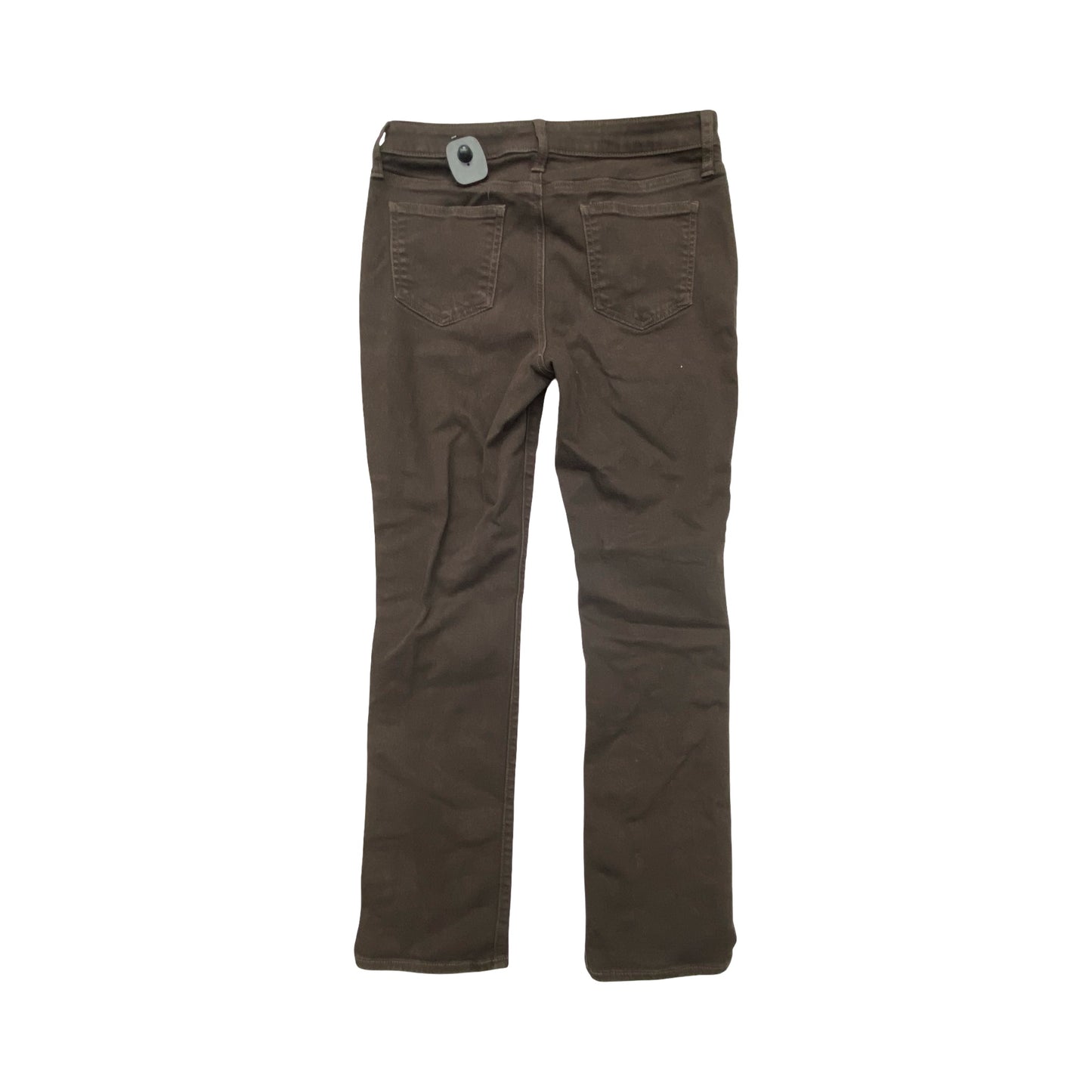 Jeans Straight By Chicos In Brown Denim, Size:4