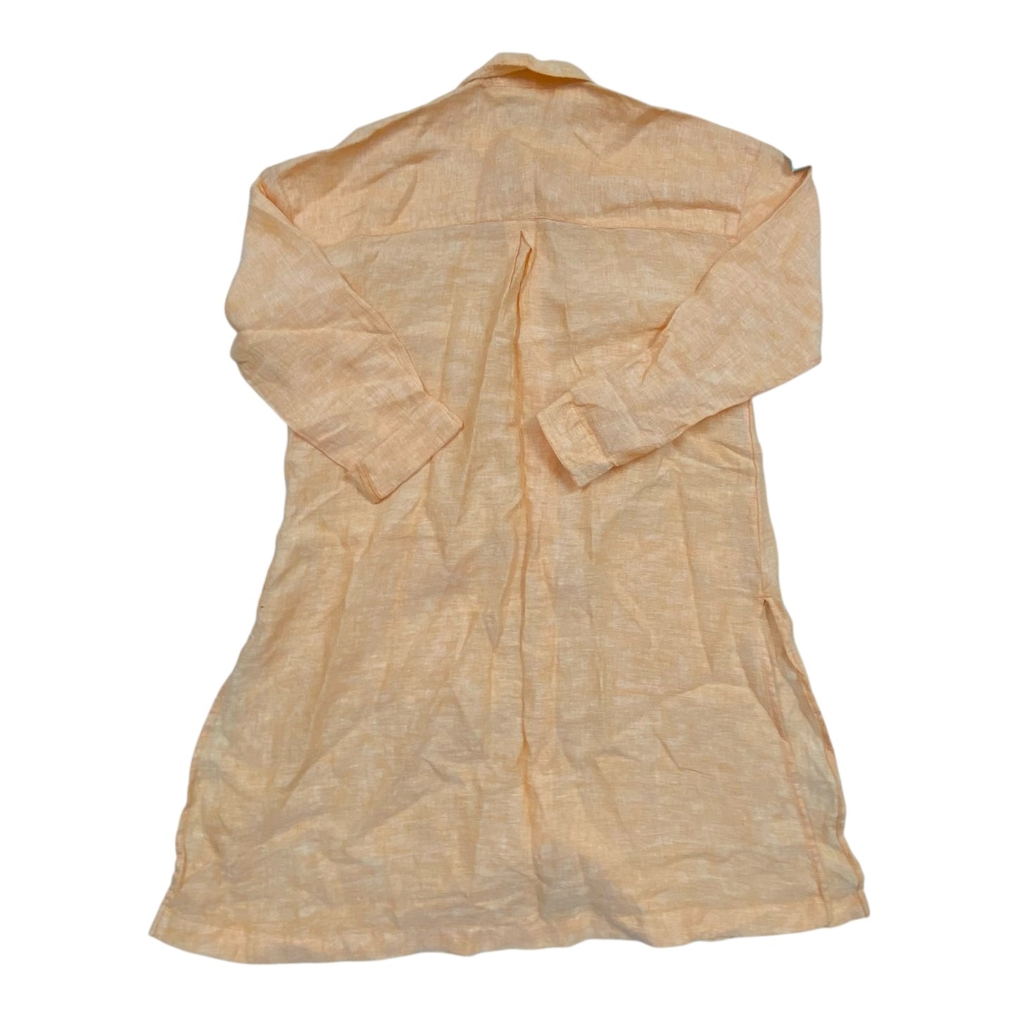 Dress Casual Midi By Jones And Co In Orange, Size:L