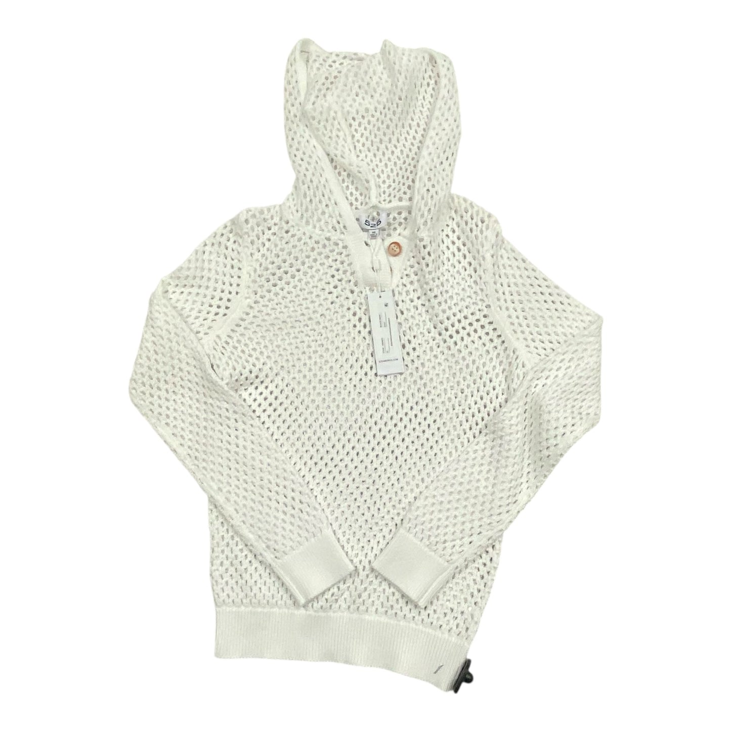 Sweater By 525 In White, Size:Xs