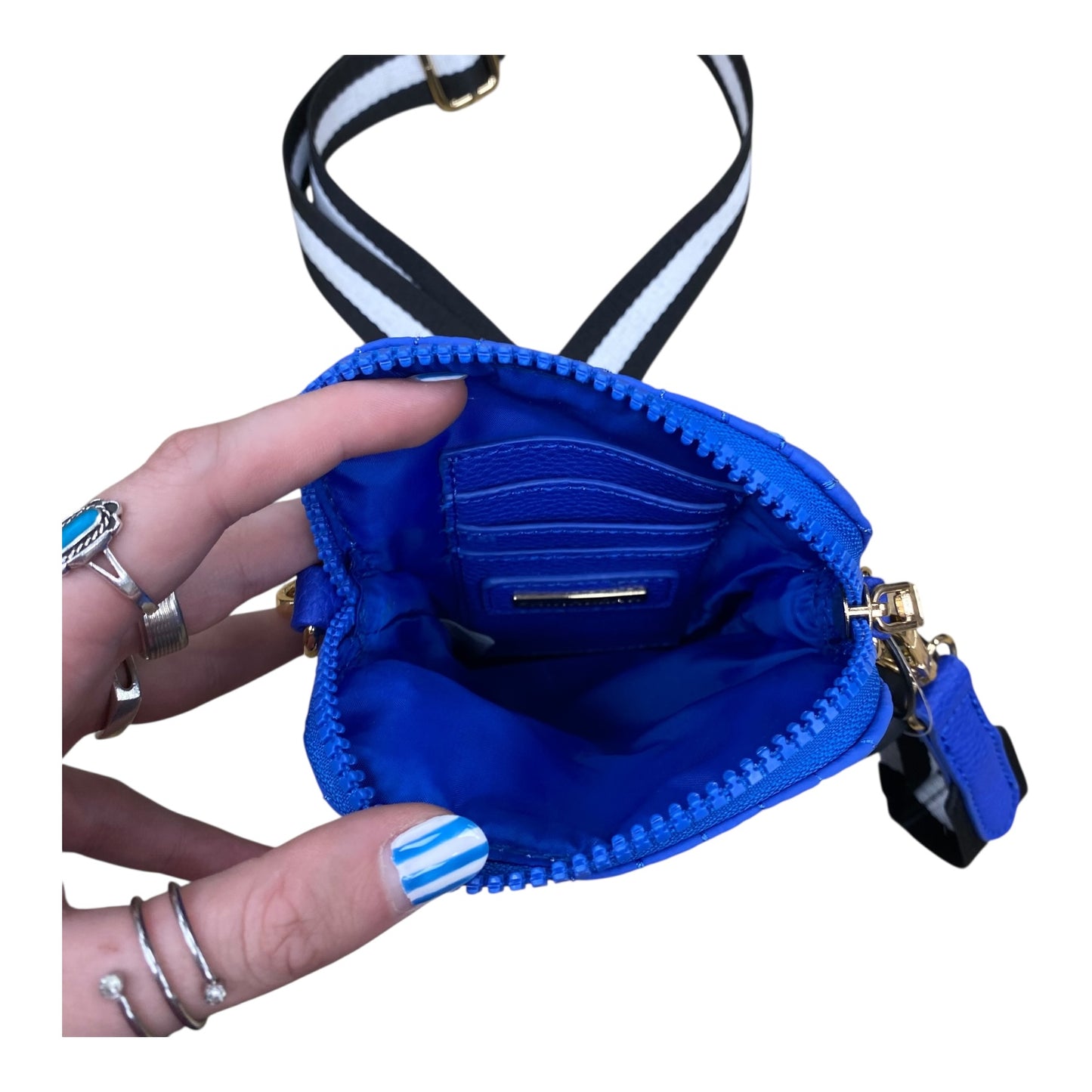 Handbag By Shiraleah In Blue, Size:Small
