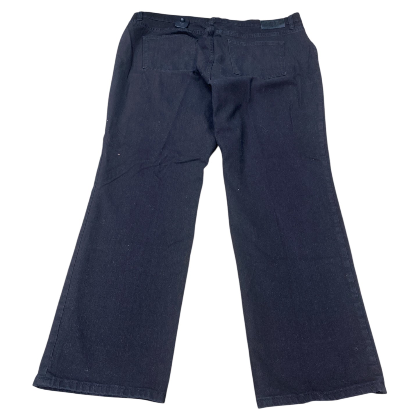 Jeans Boot Cut By Lauren By Ralph Lauren In Black Denim, Size:20