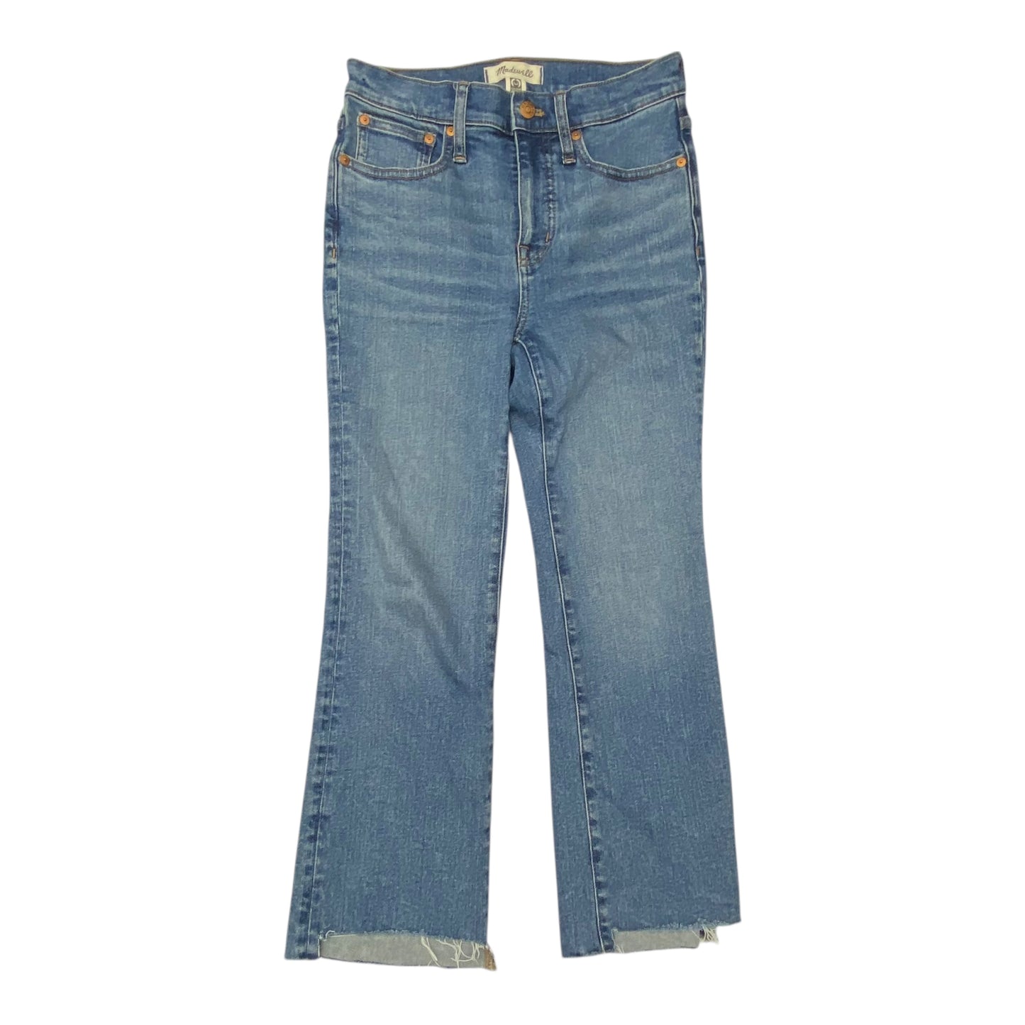 Jeans Boot Cut By Madewell In Blue Denim, Size:0