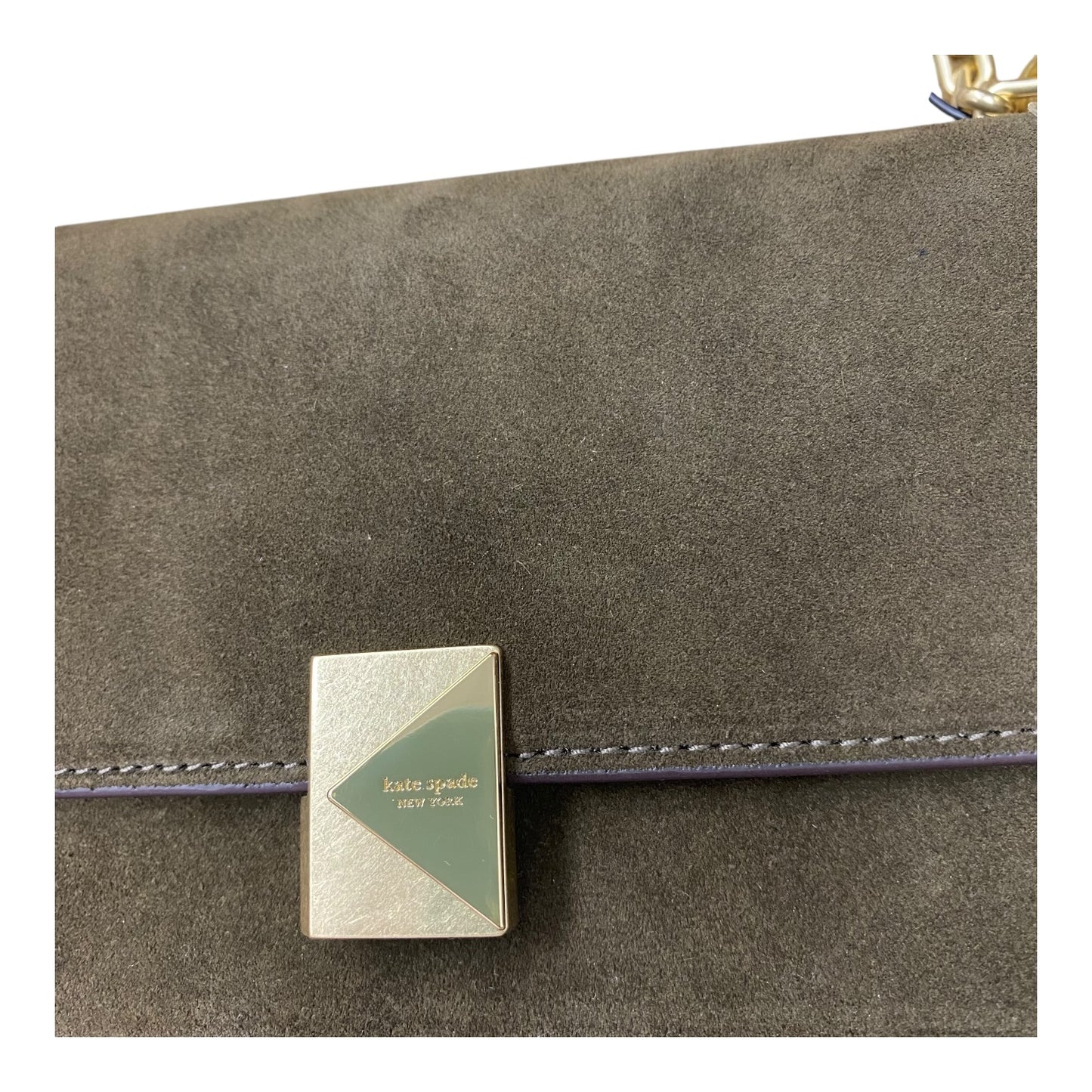 Handbag Designer By Kate Spade In Green, Size:Small