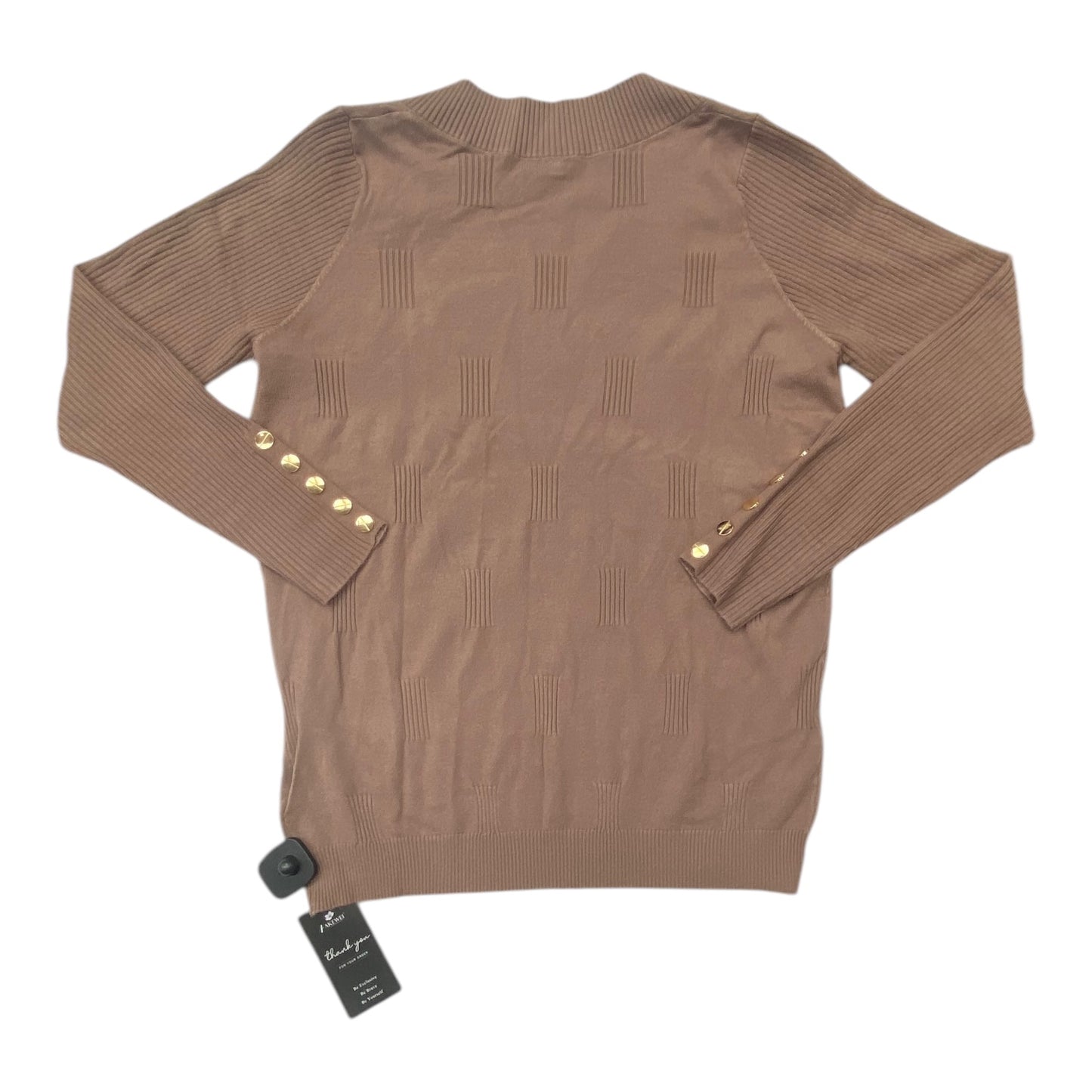 Top Ls By Clothes Akewei In Brown, Size:L