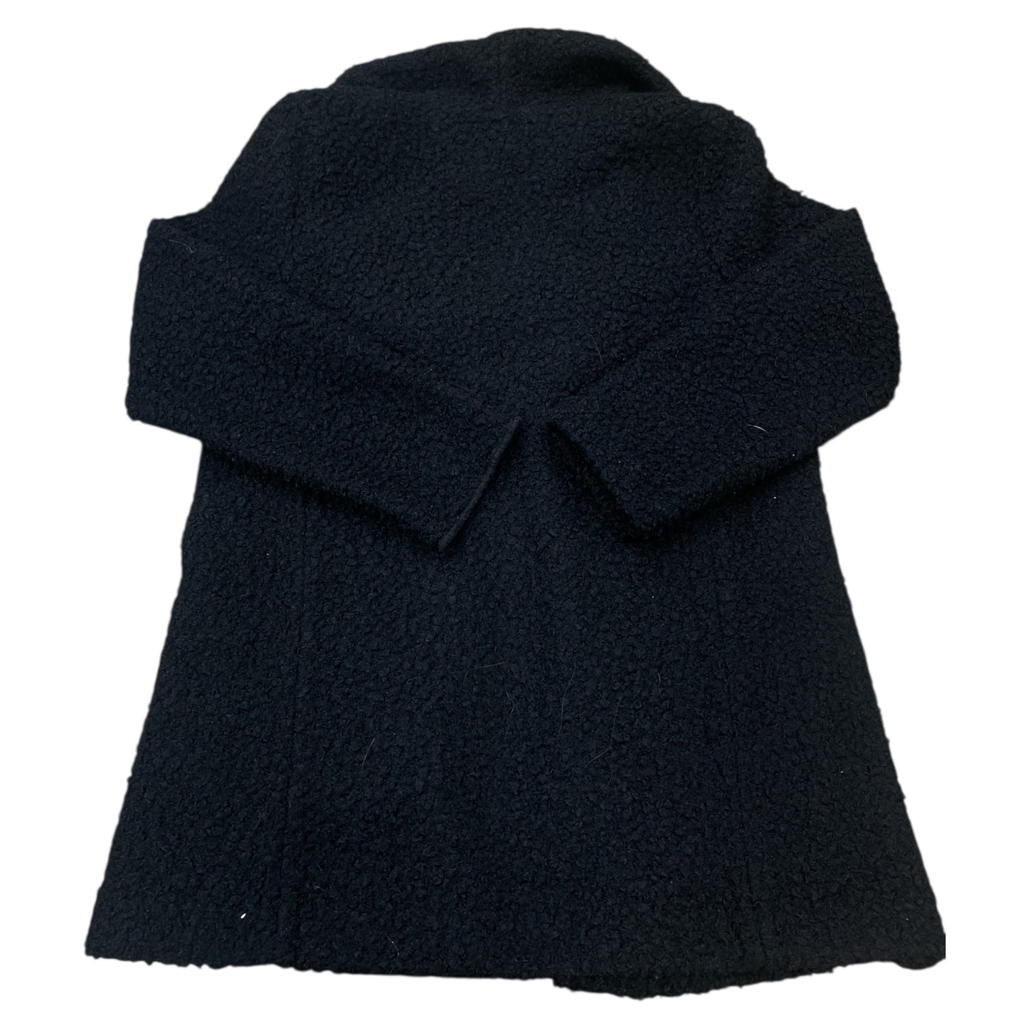 Jacket Faux Fur & Sherpa By Loft In Black, Size:Mp