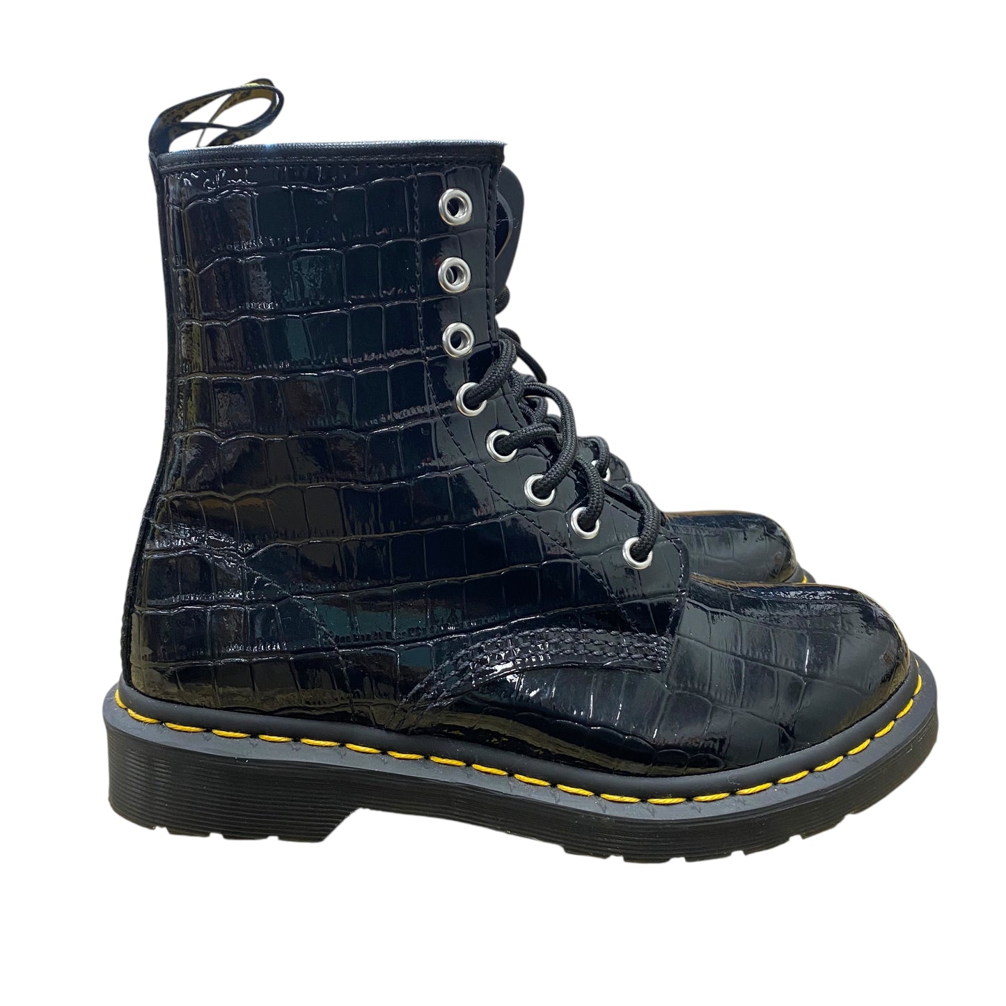 Boots Ankle Flats By Dr Martens In Black, Size:7