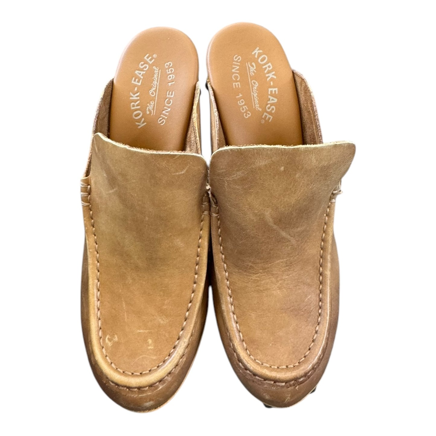 Shoes Heels Block By Kork Ease In Tan, Size:8