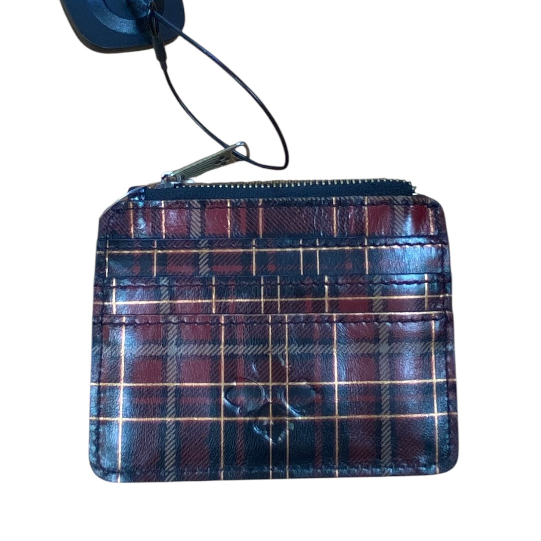 Wallet Designer By Patricia Nash In Plaid Pattern, Size:Small