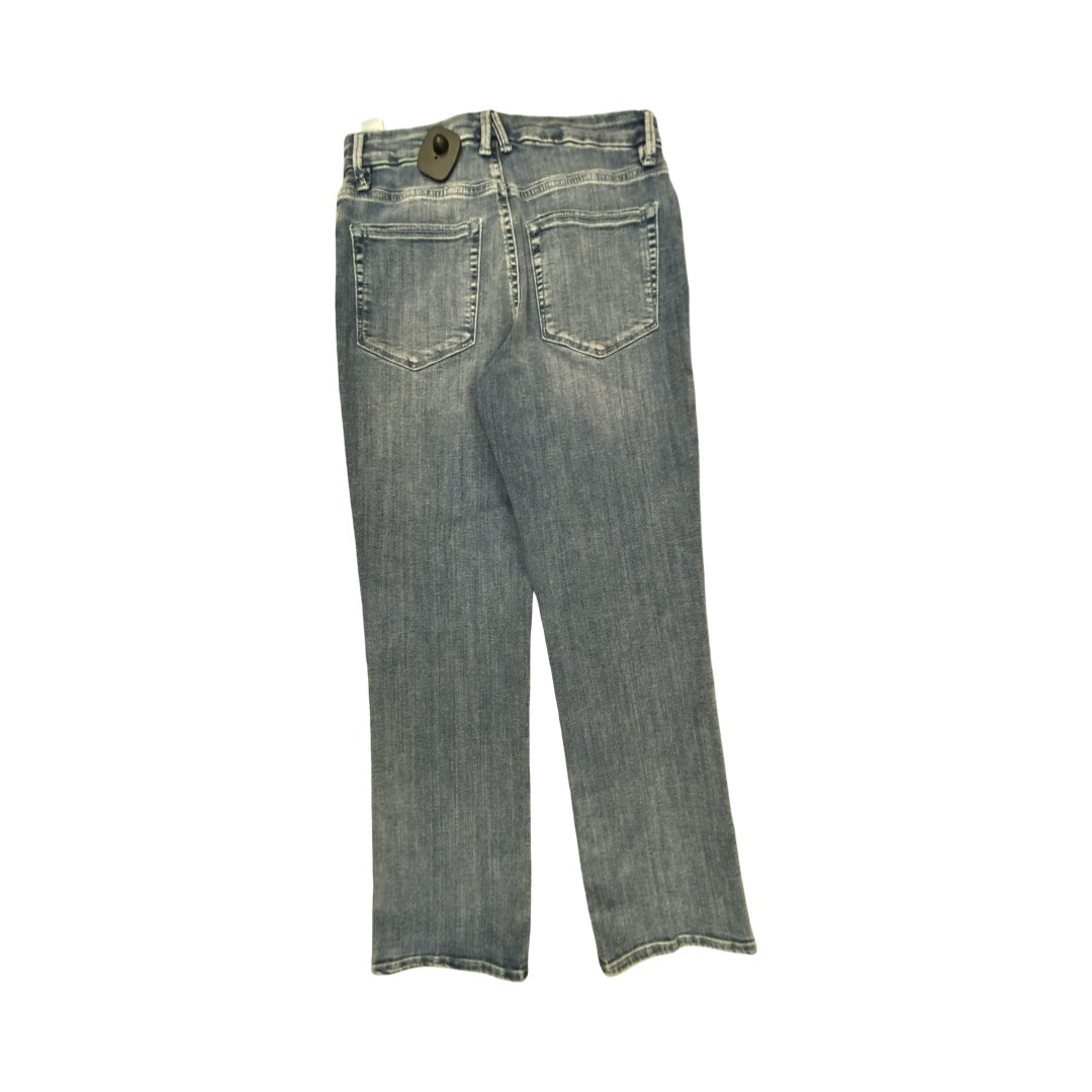Jeans Straight By Good American In Blue Denim, Size:4