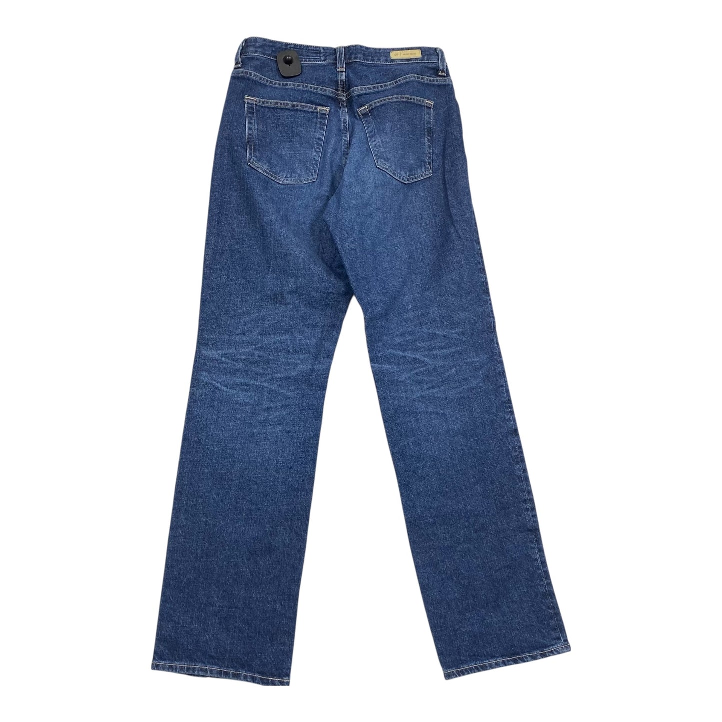 Jeans Straight By Ag Jeans In Blue Denim, Size:8
