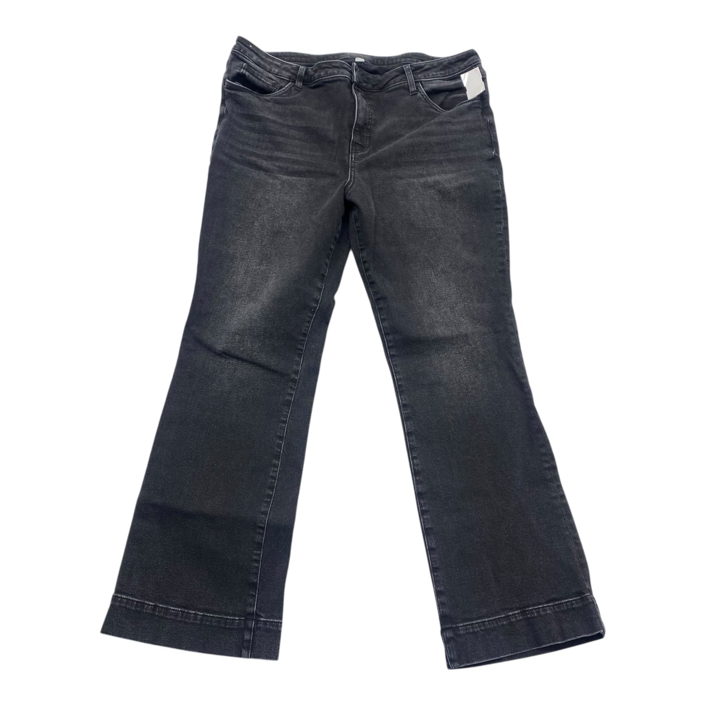 Jeans Flared By Kut In Black, Size:18