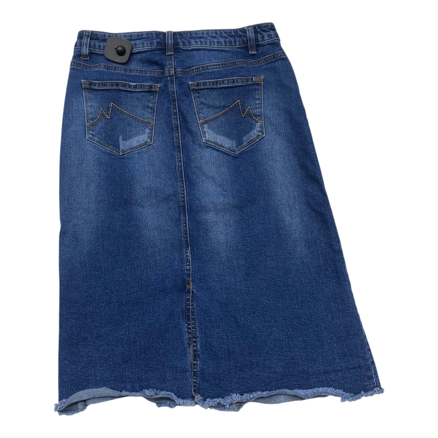 Skirt Maxi By Max Jeans In Blue Denim, Size:4