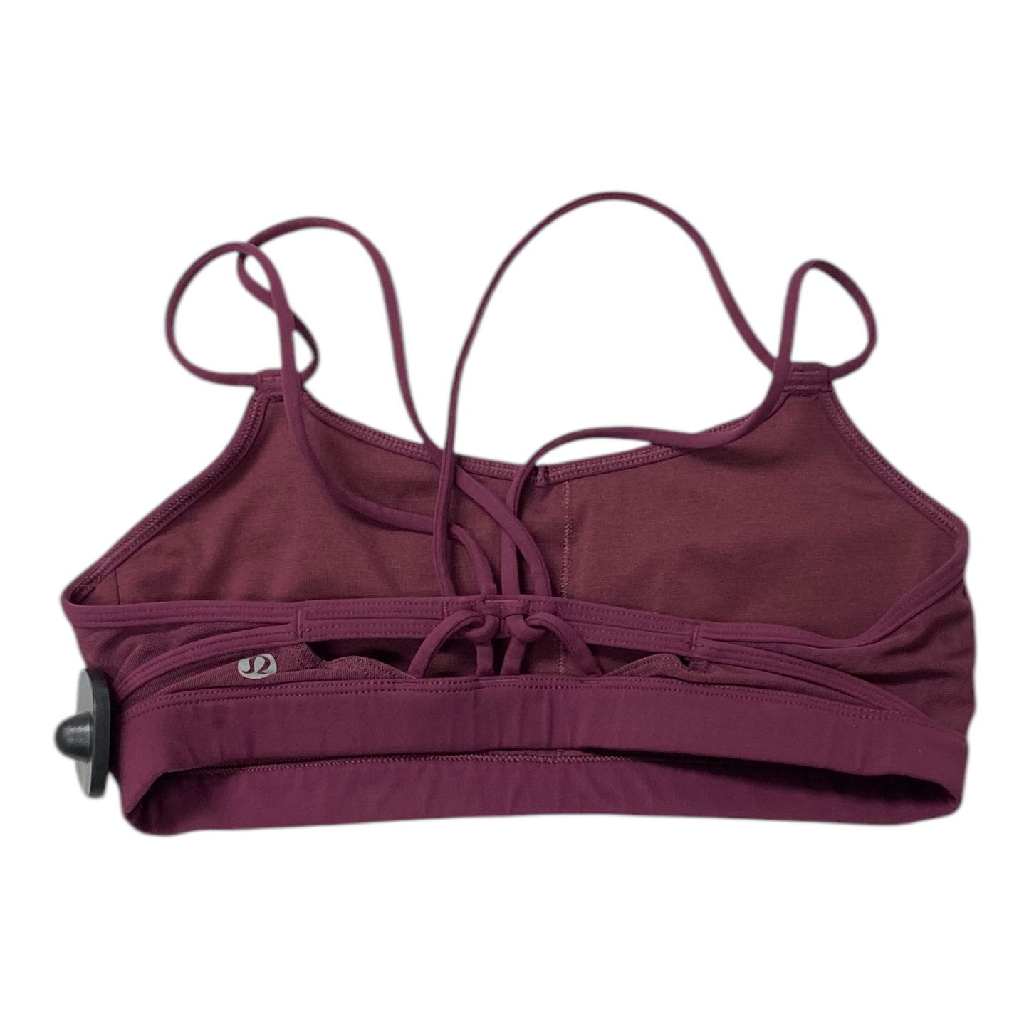 Athletic Bra By Lululemon In Maroon, Size:4