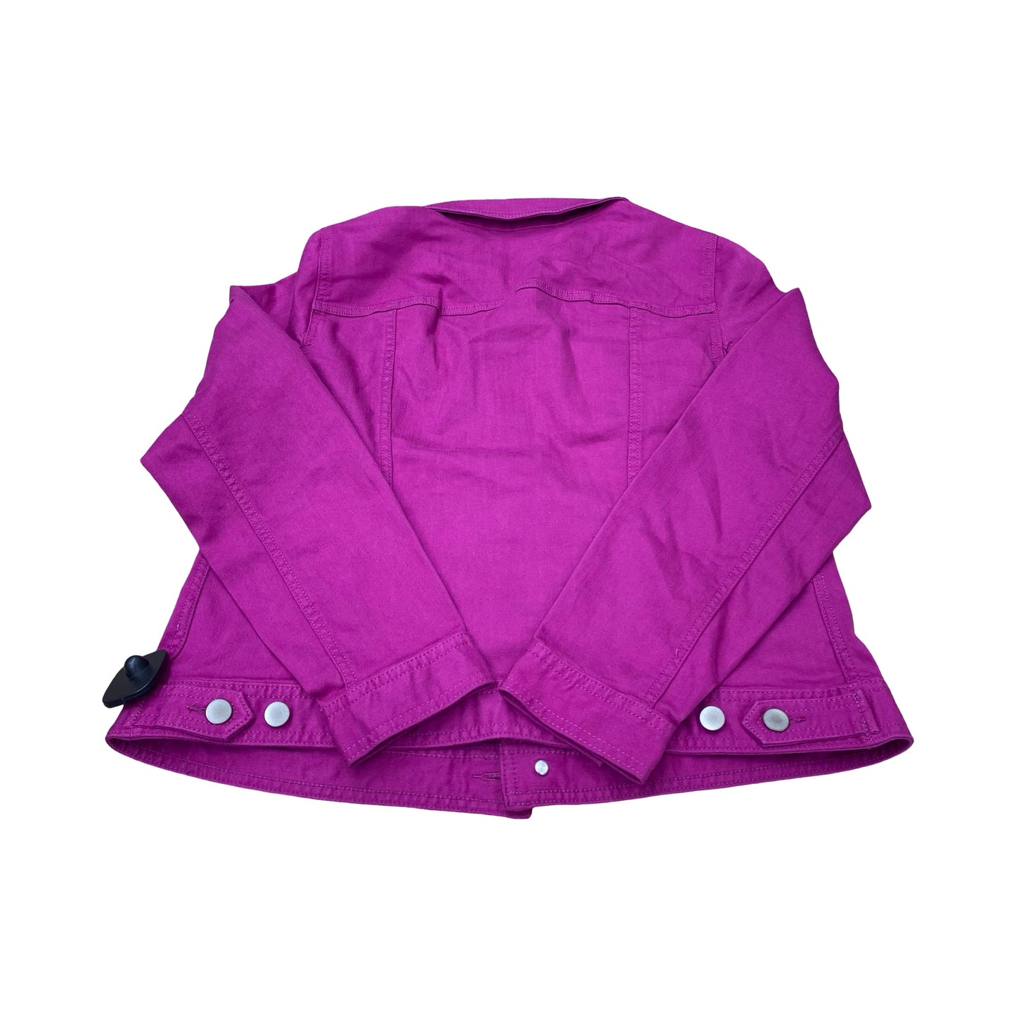 Jacket Denim By Talbots In Purple, Size:22Womens