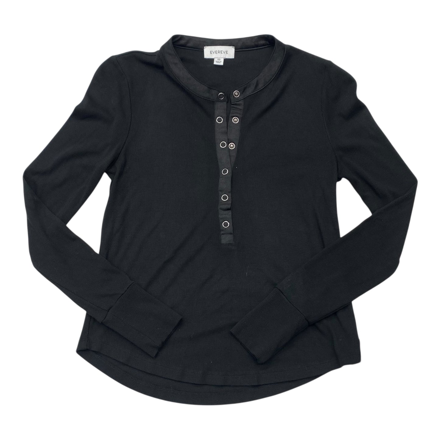 Top Ls By Evereve In Black, Size:Xs