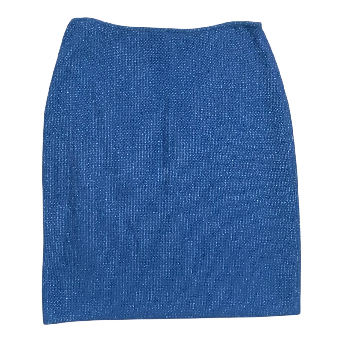Skirt Designer By St. John In Blue & Silver, Size:8