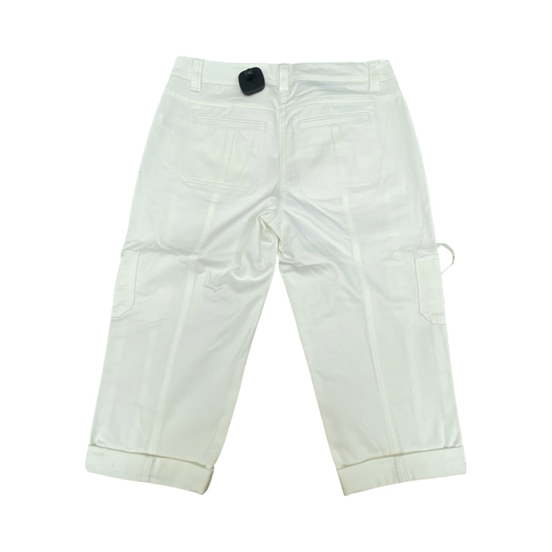 Pants Cropped By White House Black Market In White, Size:0