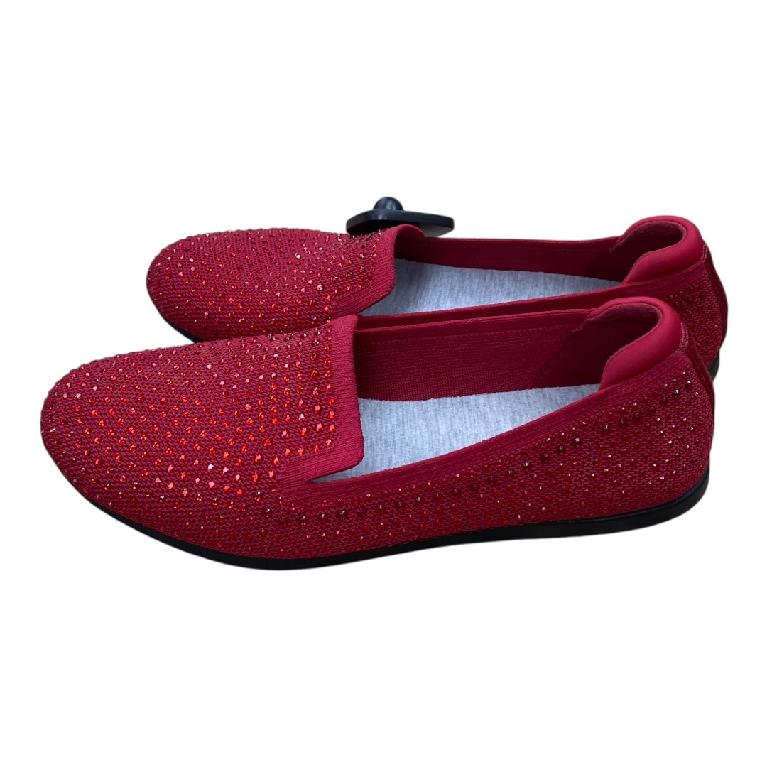 Shoes Flats By Clarks In Red, Size:8