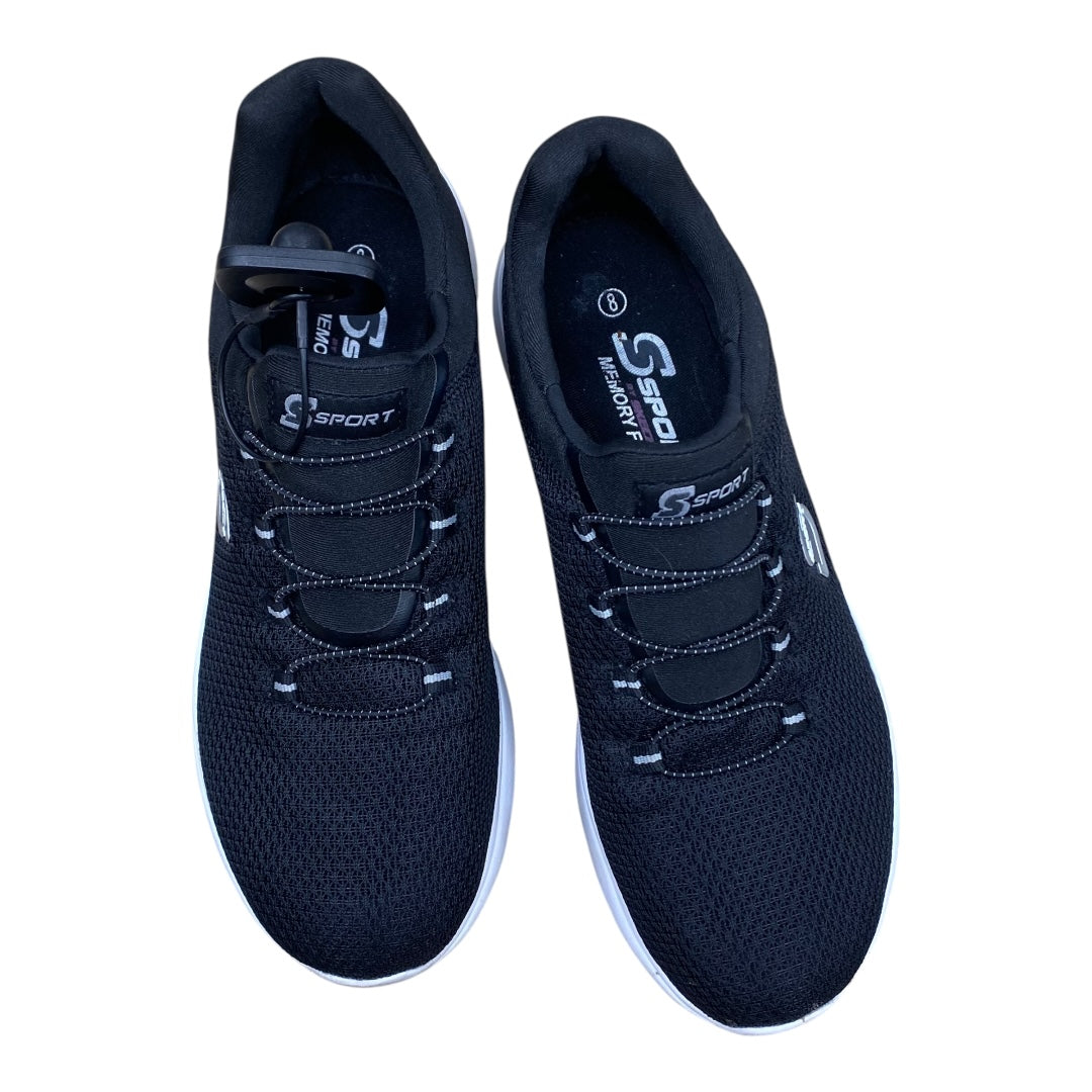 Shoes Athletic By Skechers In Black, Size:8