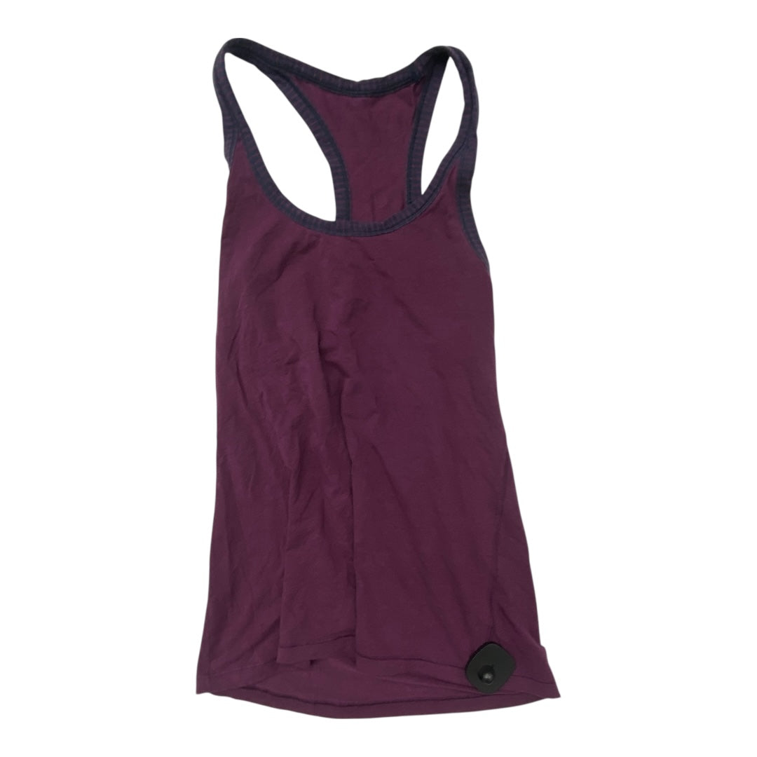 Athletic Tank Top By Lululemon In Purple, Size:S