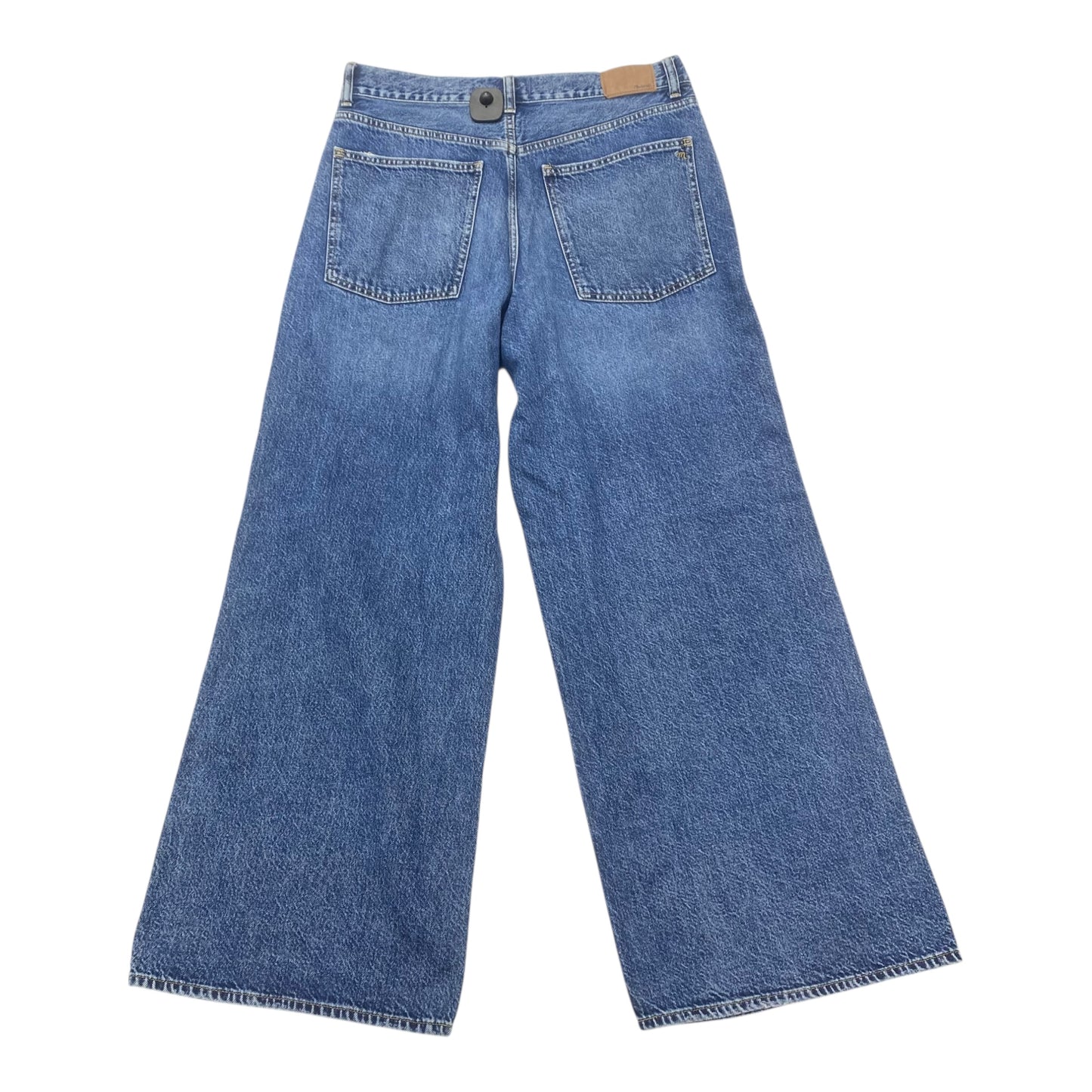 Jeans Wide Leg By Madewell In Blue Denim, Size:10