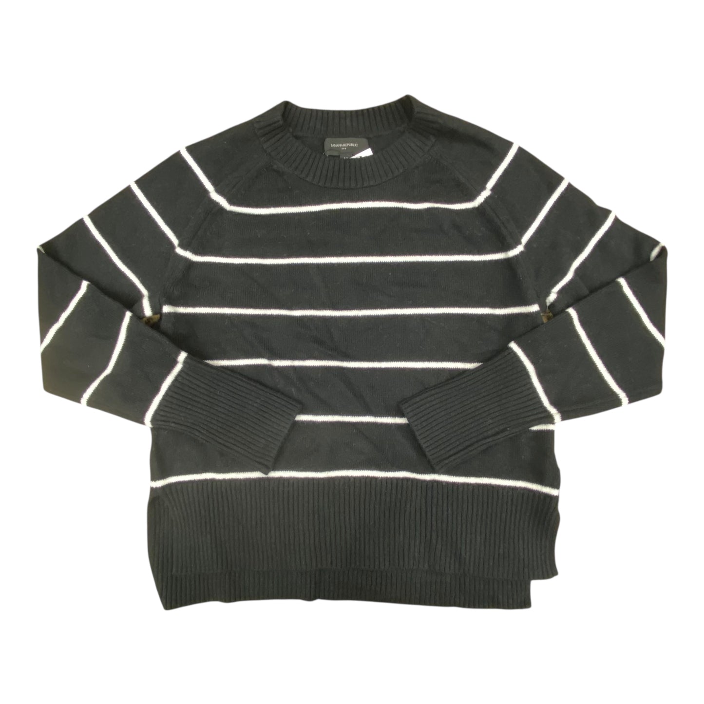 Sweater By Banana Republic In Black & White, Size:M