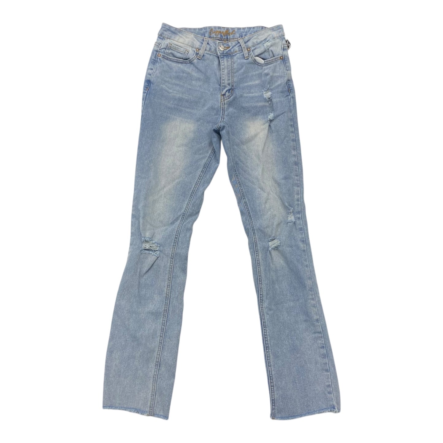 Jeans Boot Cut By Copperflash In Blue Denim, Size:6
