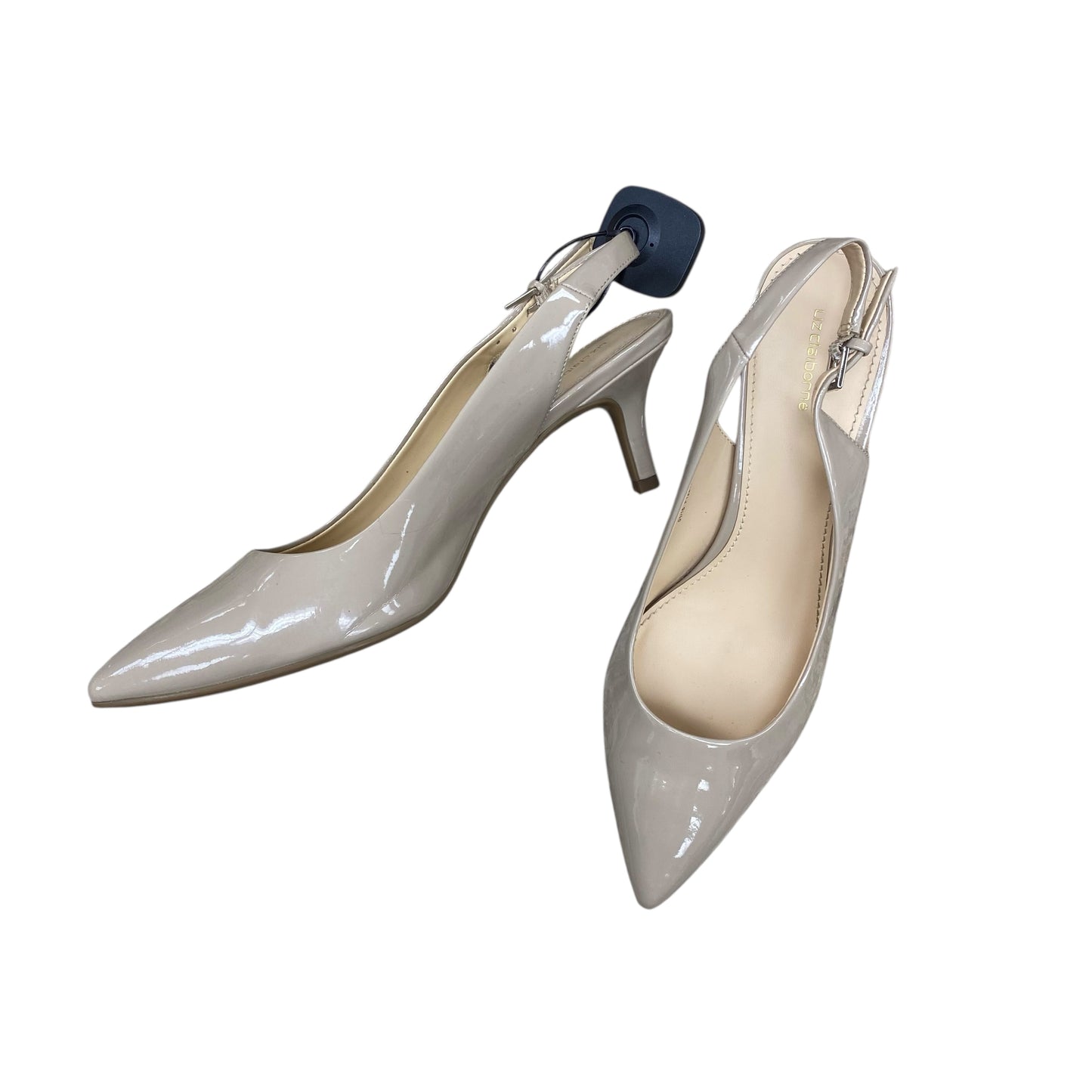 Shoes Heels Kitten By Liz Claiborne In Beige, Size:8.5