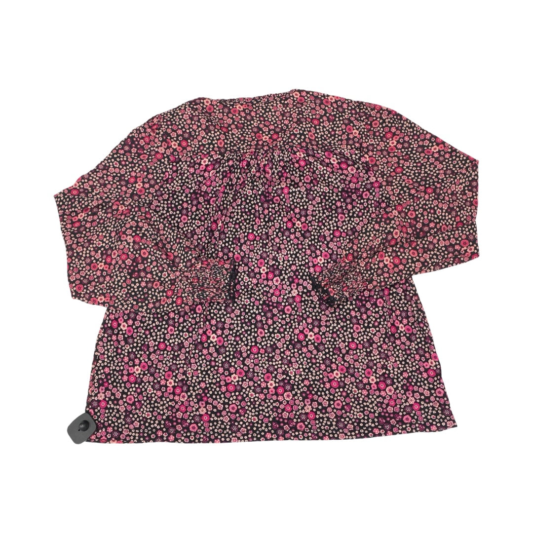Top Ls By Loft In Floral Print, Size:L