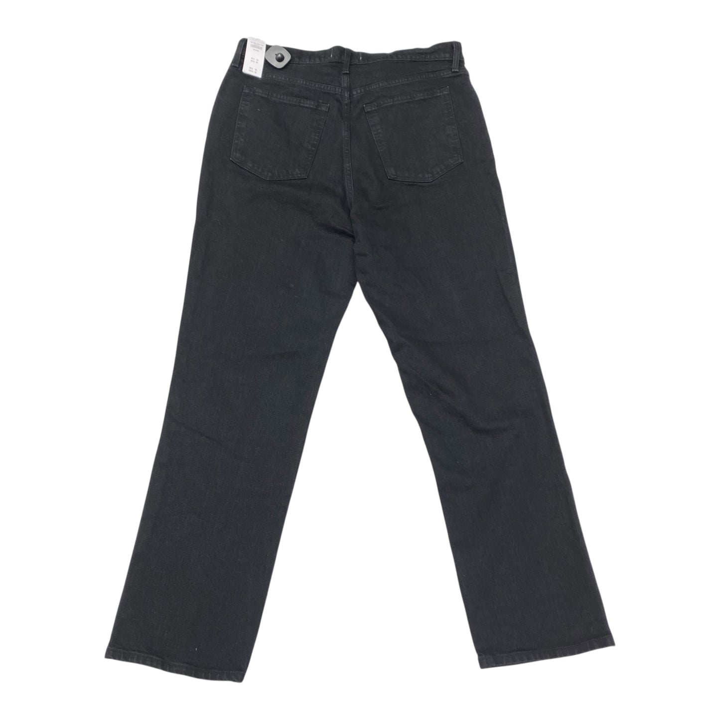 Jeans Straight By Abercrombie And Fitch In Black Denim, NWT! Size:16L