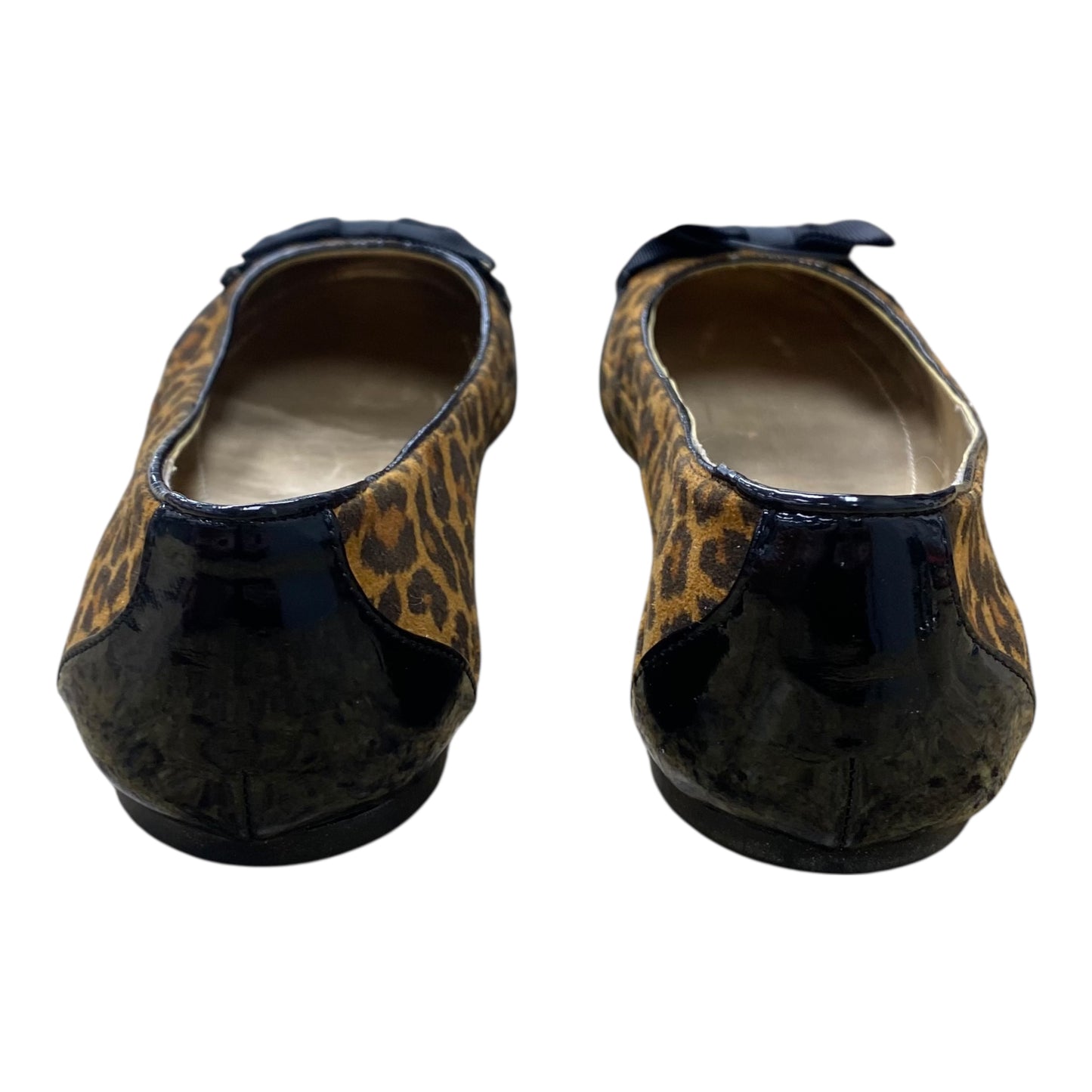 Shoes Flats By Victor In Animal Print, Size:10