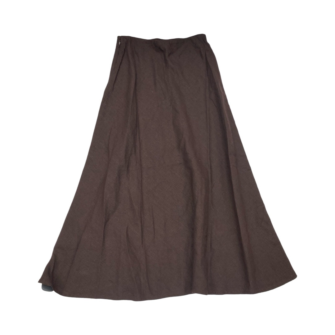 Skirt Midi By Madewell In Brown, Size:4
