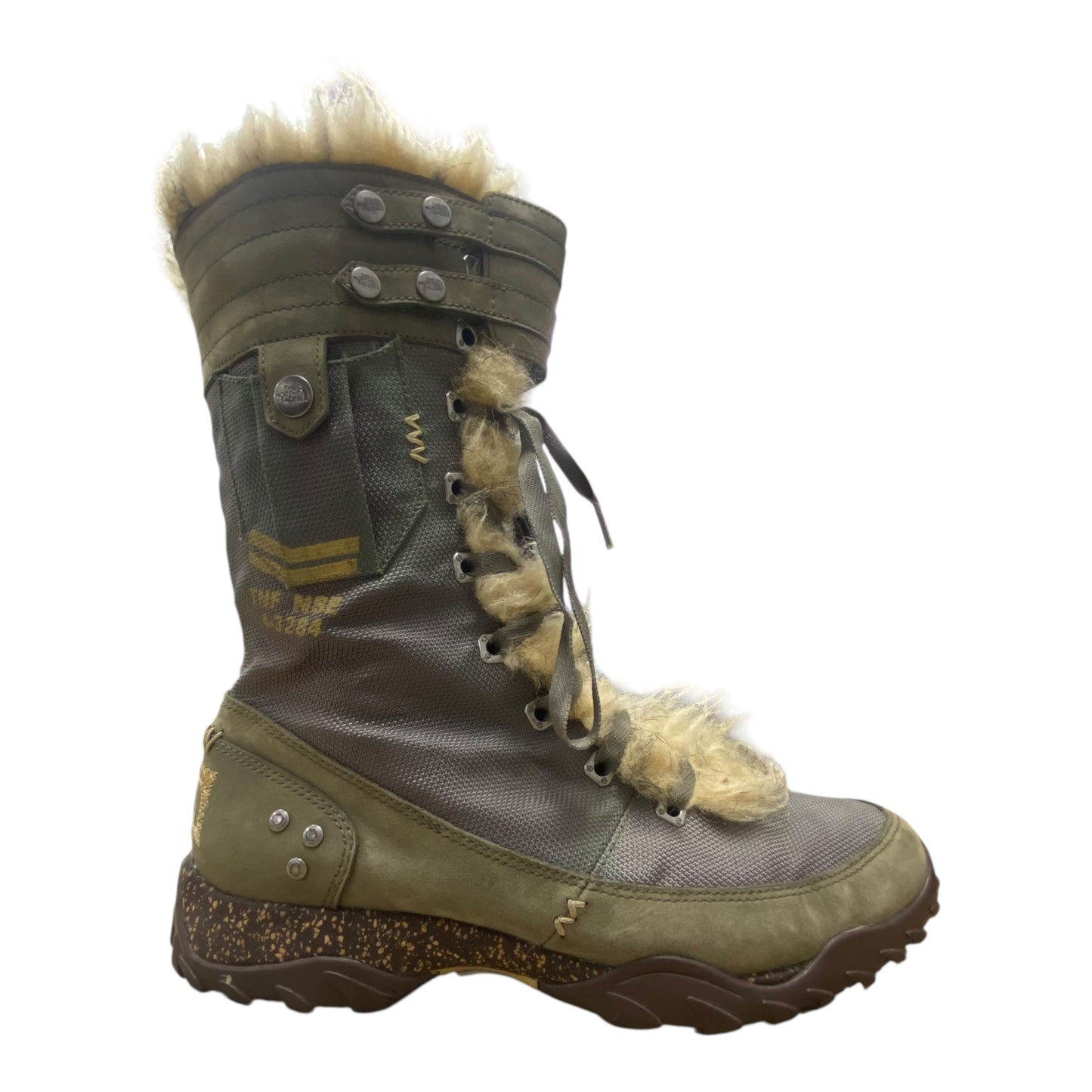 Boots Snow By The North Face In Green, Size:8.5