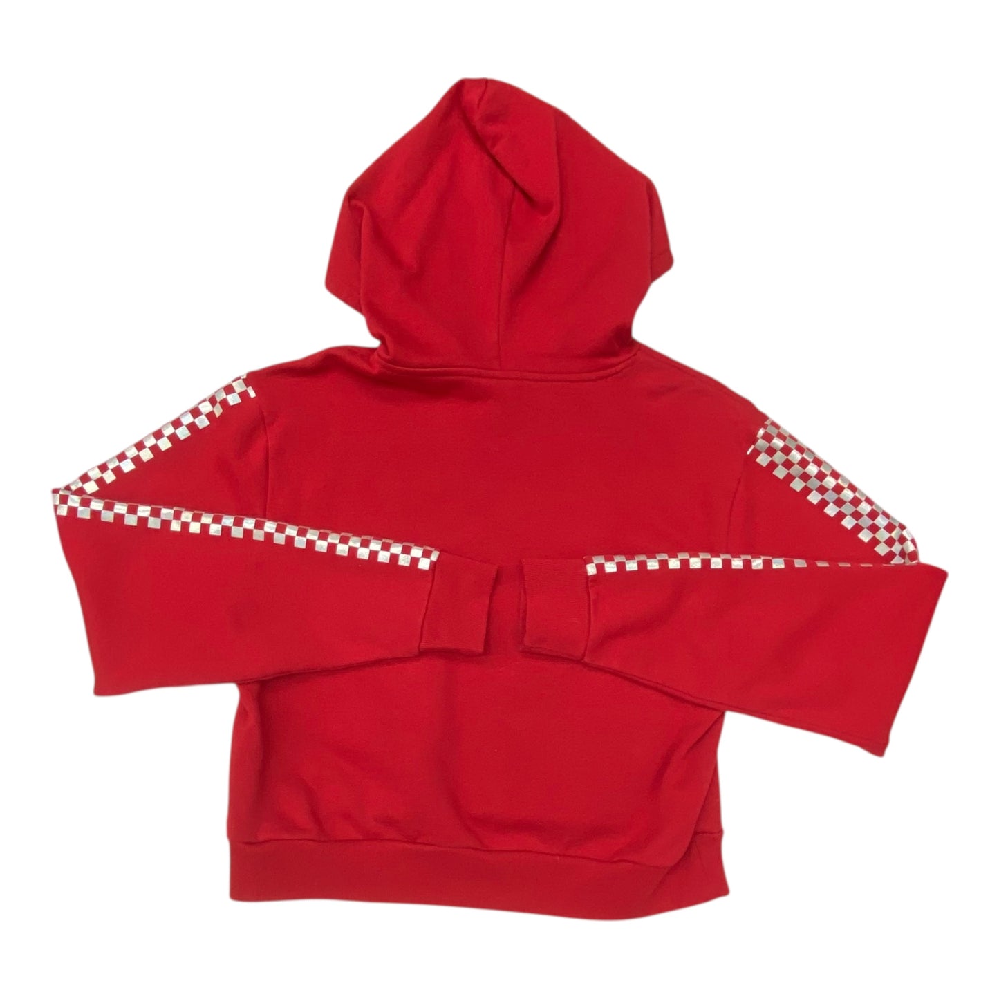 Sweatshirt Hoodie By Vans In Red & Silver, Size:M