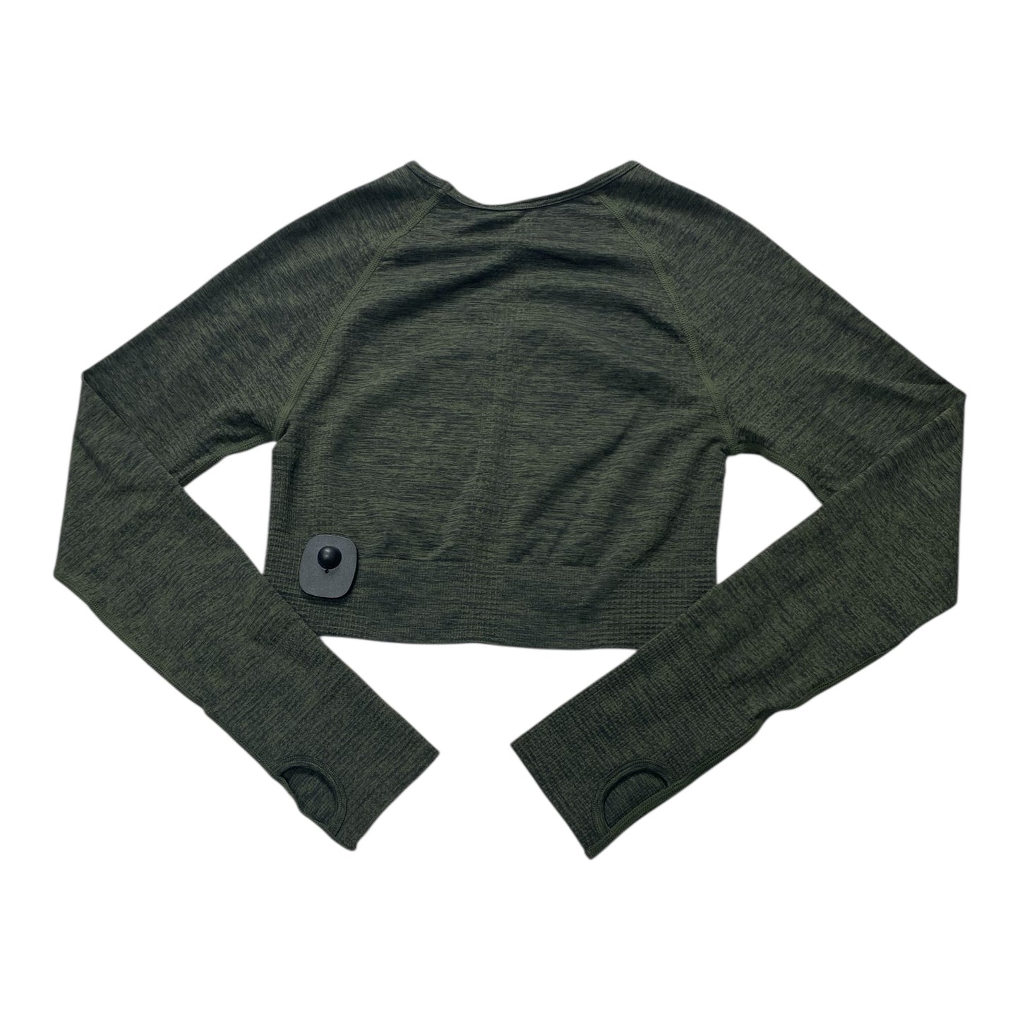 Athletic Top Ls Crewneck By VANTONIA In Green, Size:M