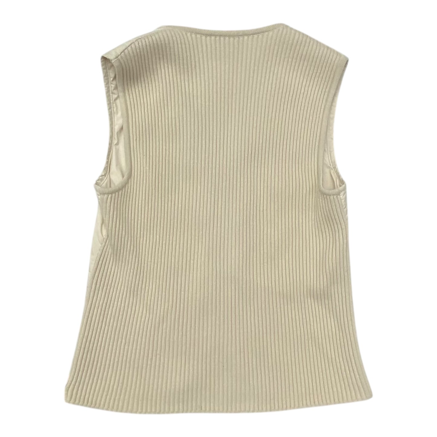 Vest Puffer & Quilted By Bogner In Beige, Size:S