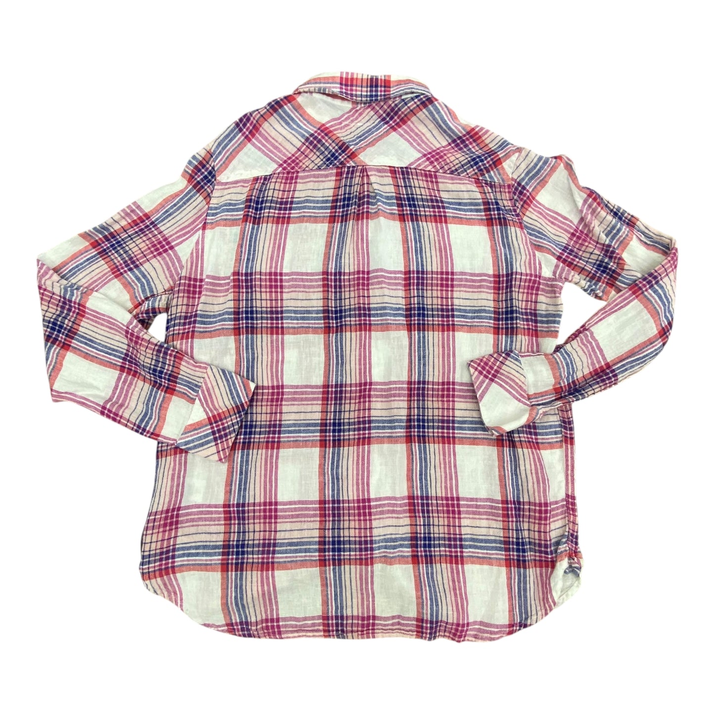 Top Ls By Rails In Plaid Pattern, Size:M