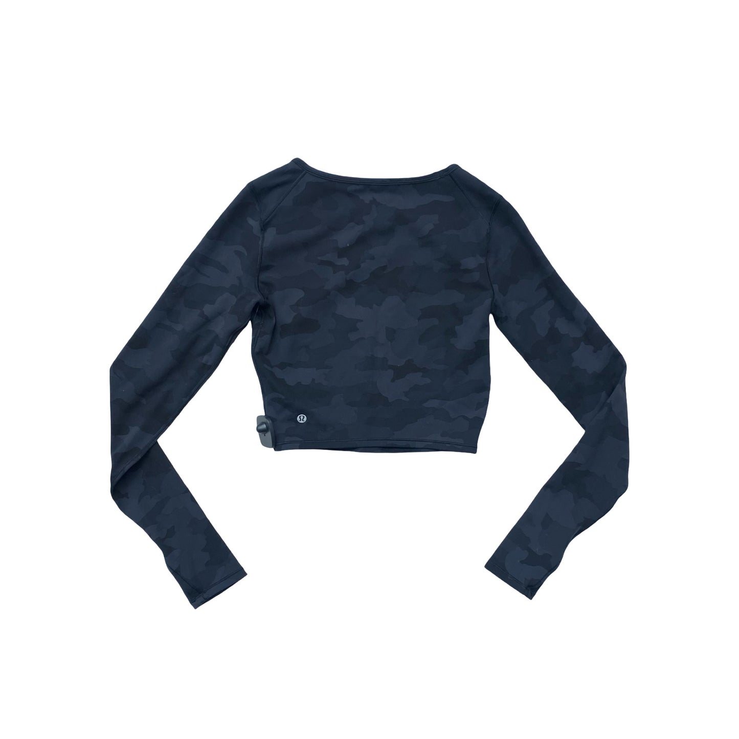 Athletic Top Ls Crewneck By Lululemon In Camouflage Print, Size:M